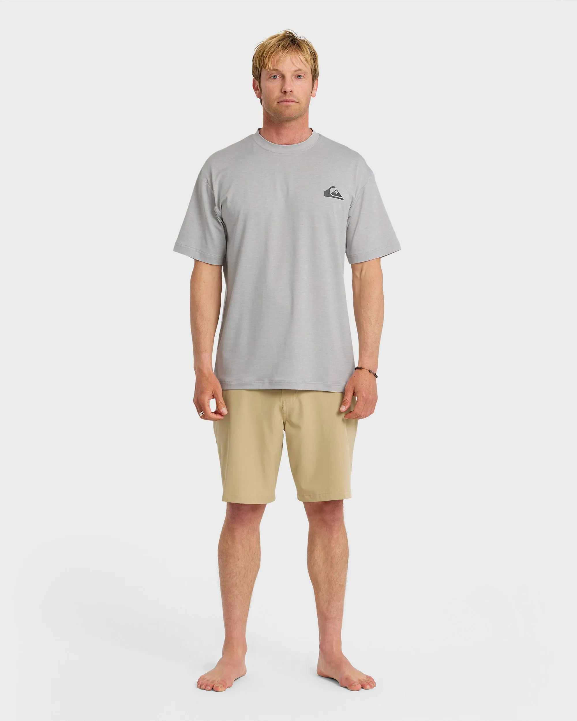 Everyday Short Sleeve Surf Tee - Light Grey Hth sold by Quiksilver product image thumbnail 3