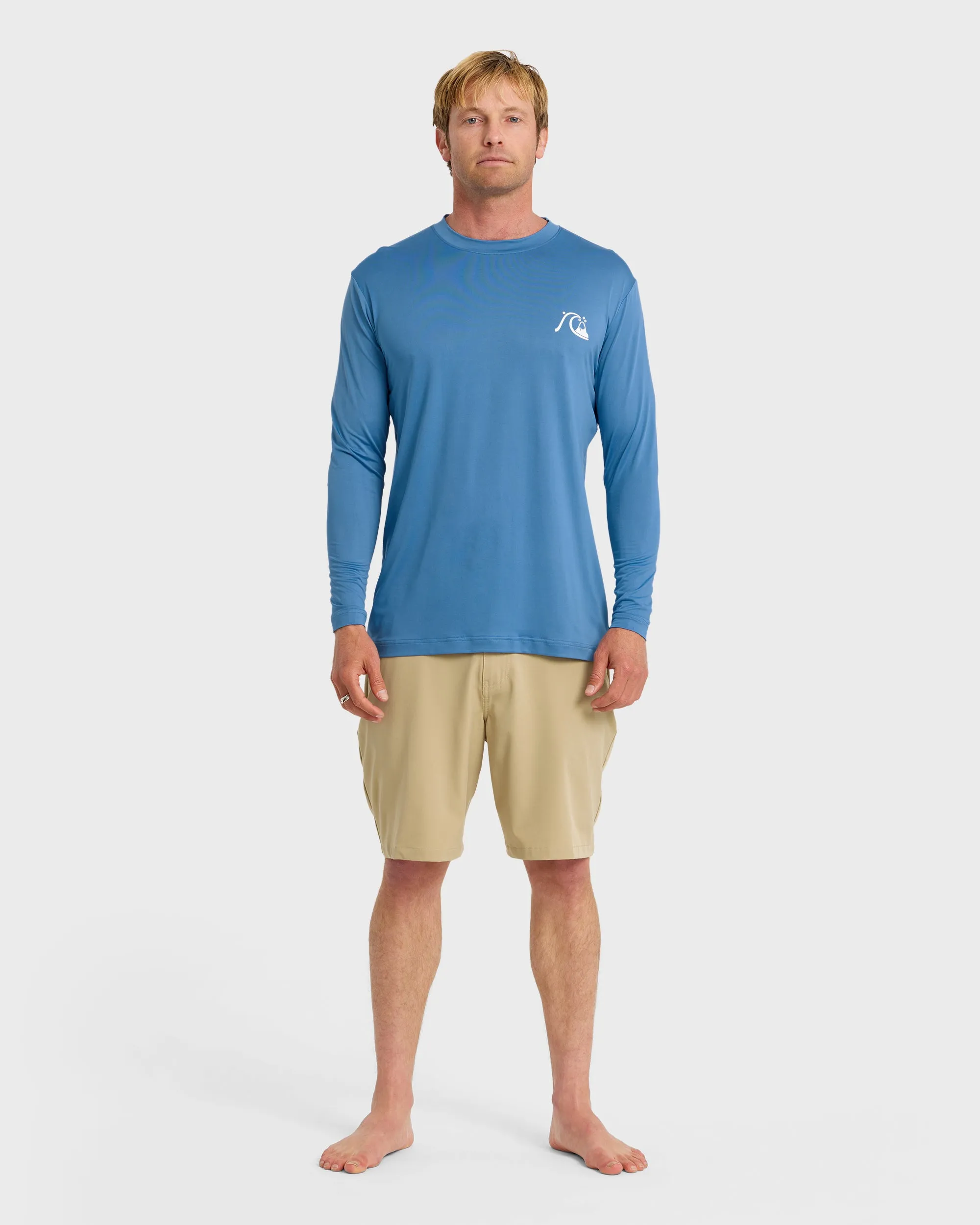 DNA Logo UPF 50 Long Sleeve Surf Shirt - Riviera sold by Quiksilver product image thumbnail 3