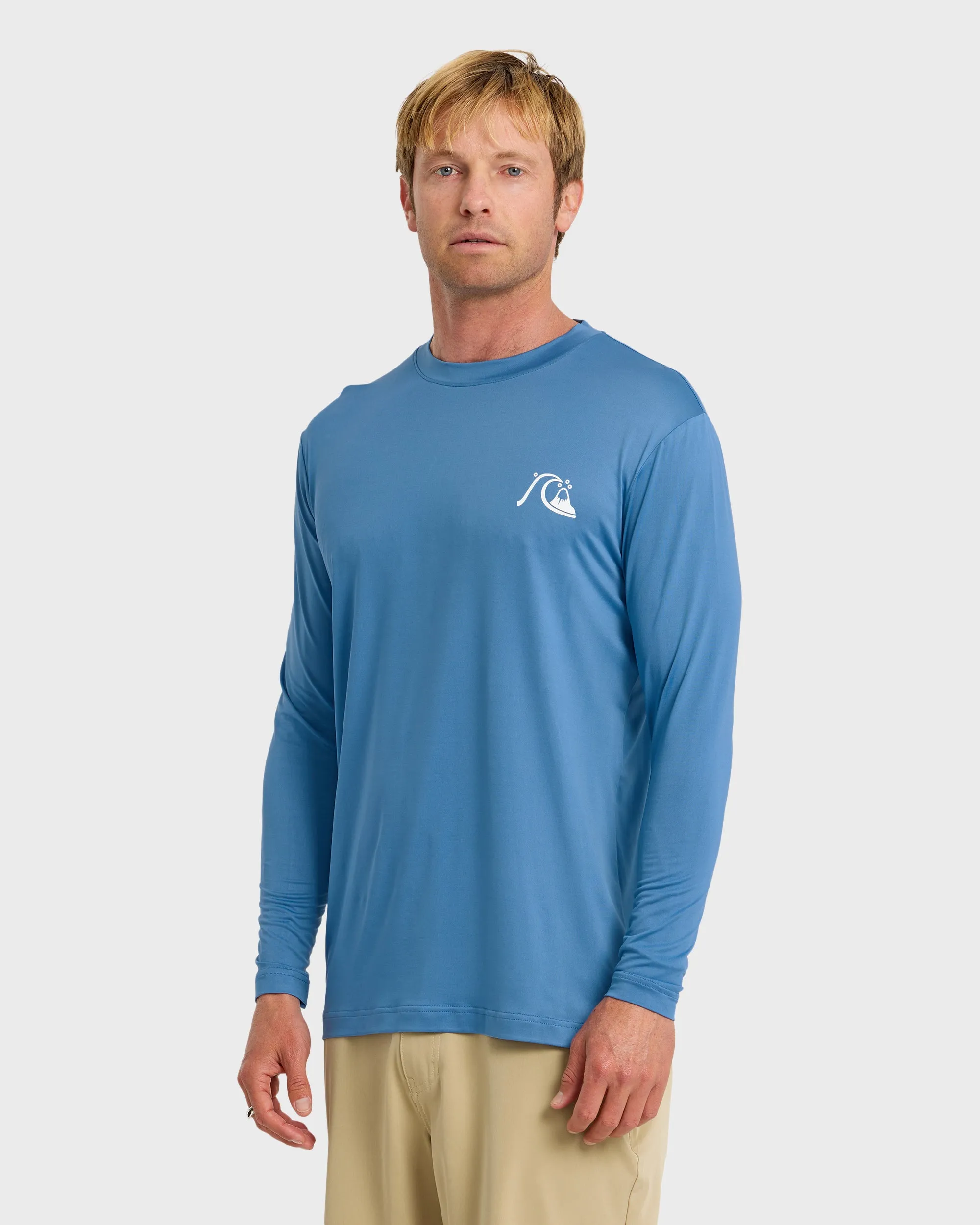 DNA Logo UPF 50 Long Sleeve Surf Shirt - Riviera sold by Quiksilver product image thumbnail 4