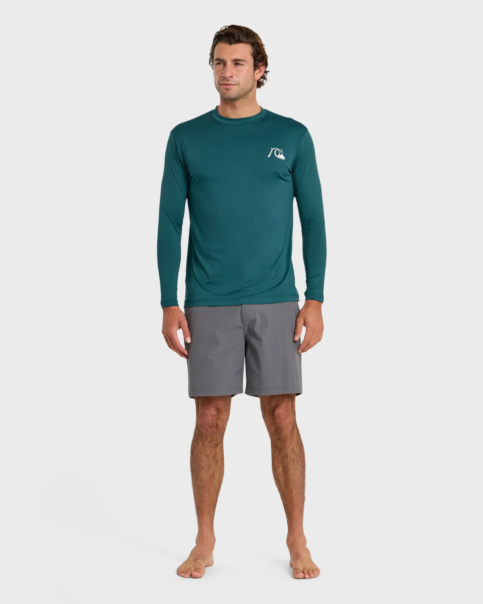 DNA Logo UPF 50 Long Sleeve Surf Shirt - Mediterranea sold by Quiksilver product image thumbnail 3