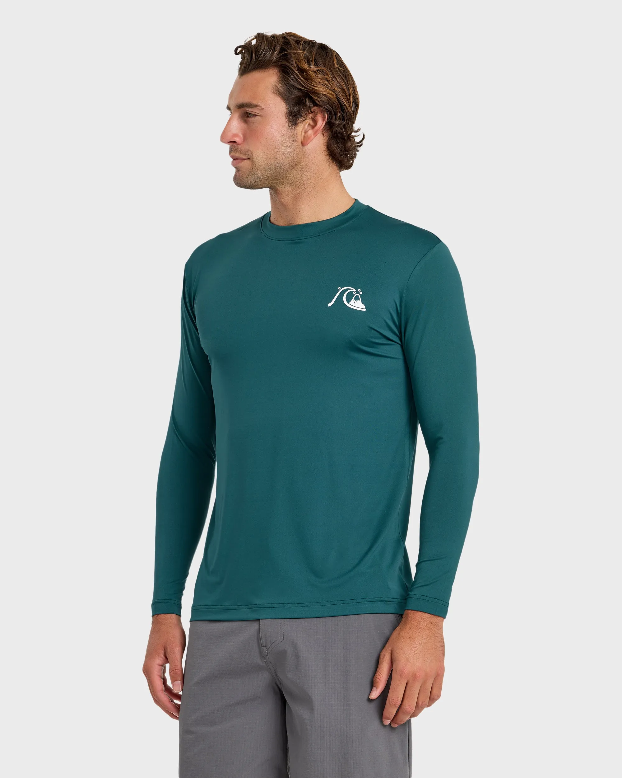 DNA Logo UPF 50 Long Sleeve Surf Shirt - Mediterranea sold by Quiksilver product image thumbnail 4