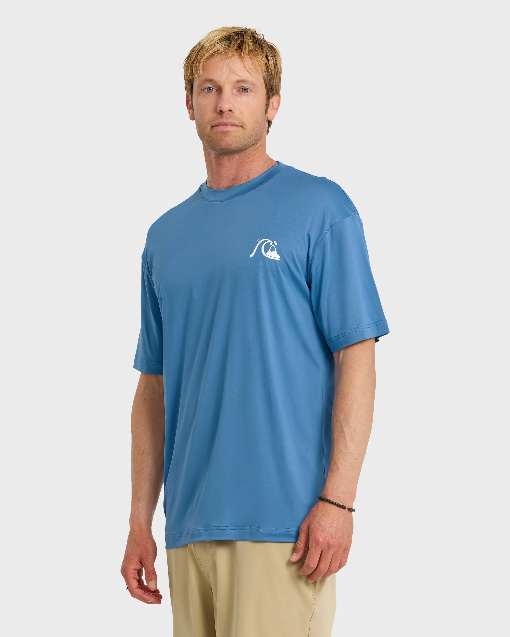 DNA Logo UPF 50 Short Sleeve Surf Shirt - Riviera sold by Quiksilver product image thumbnail 4