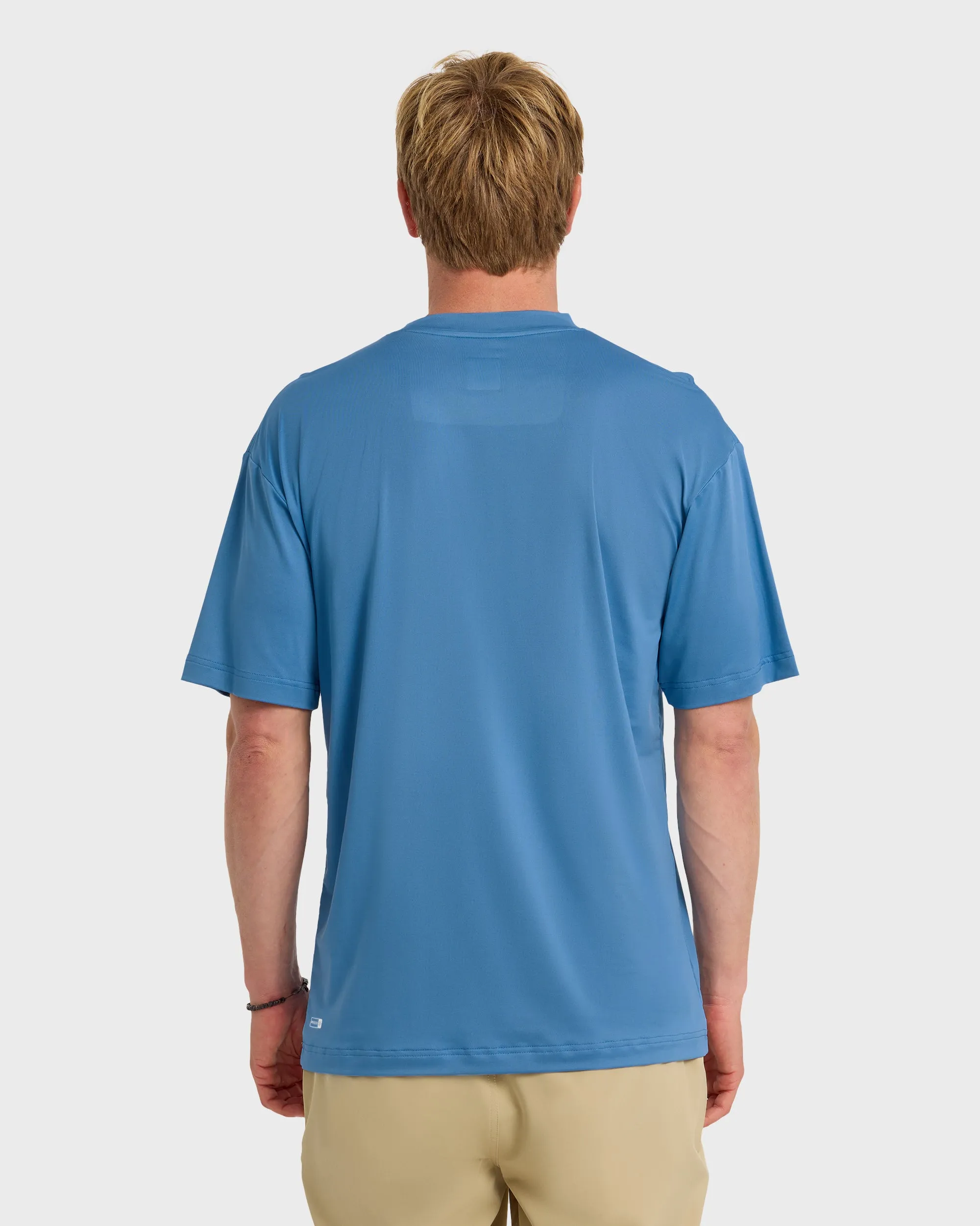 DNA Logo UPF 50 Short Sleeve Surf Shirt - Riviera sold by Quiksilver product image thumbnail 2