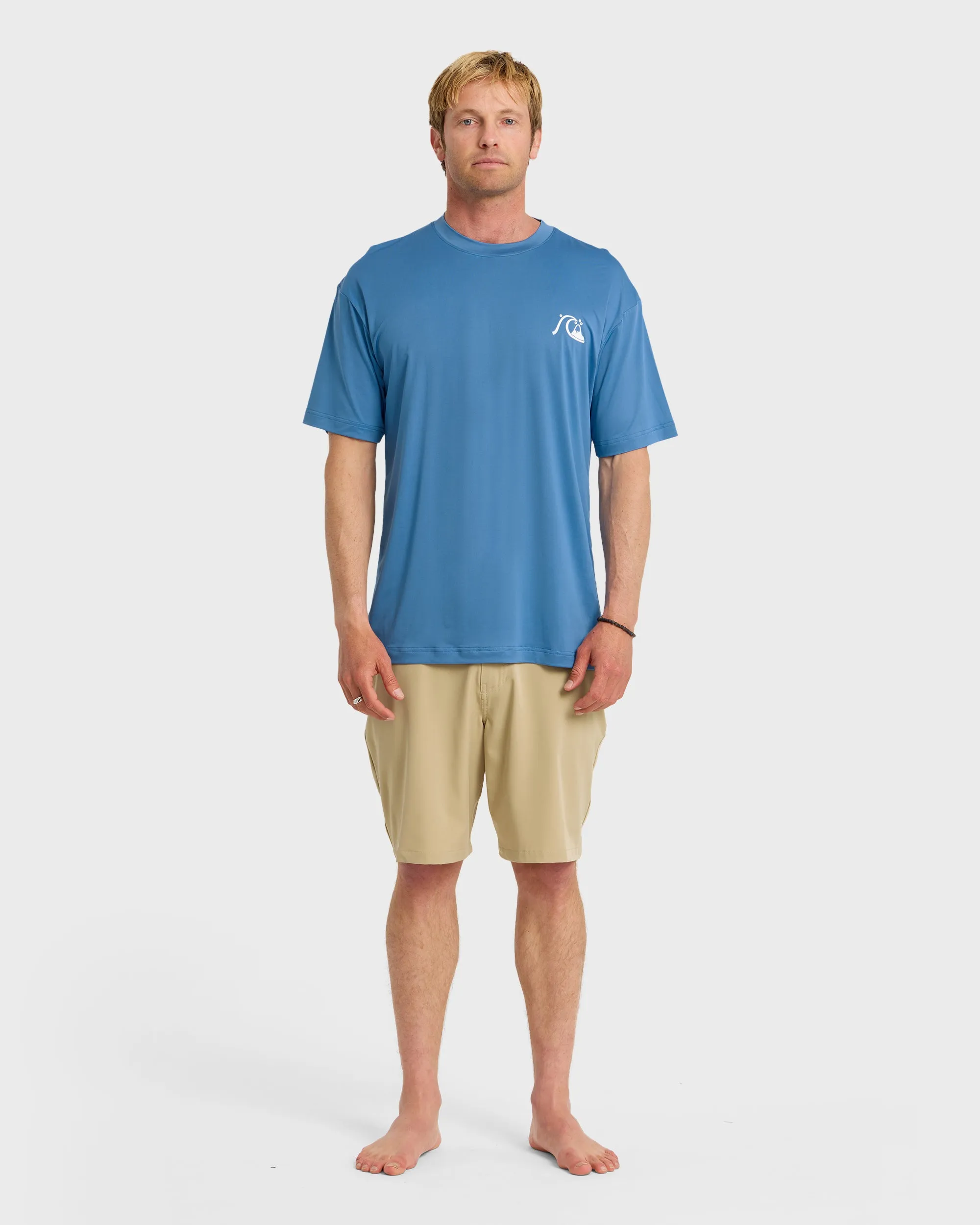 DNA Logo UPF 50 Short Sleeve Surf Shirt - Riviera sold by Quiksilver product image thumbnail 3
