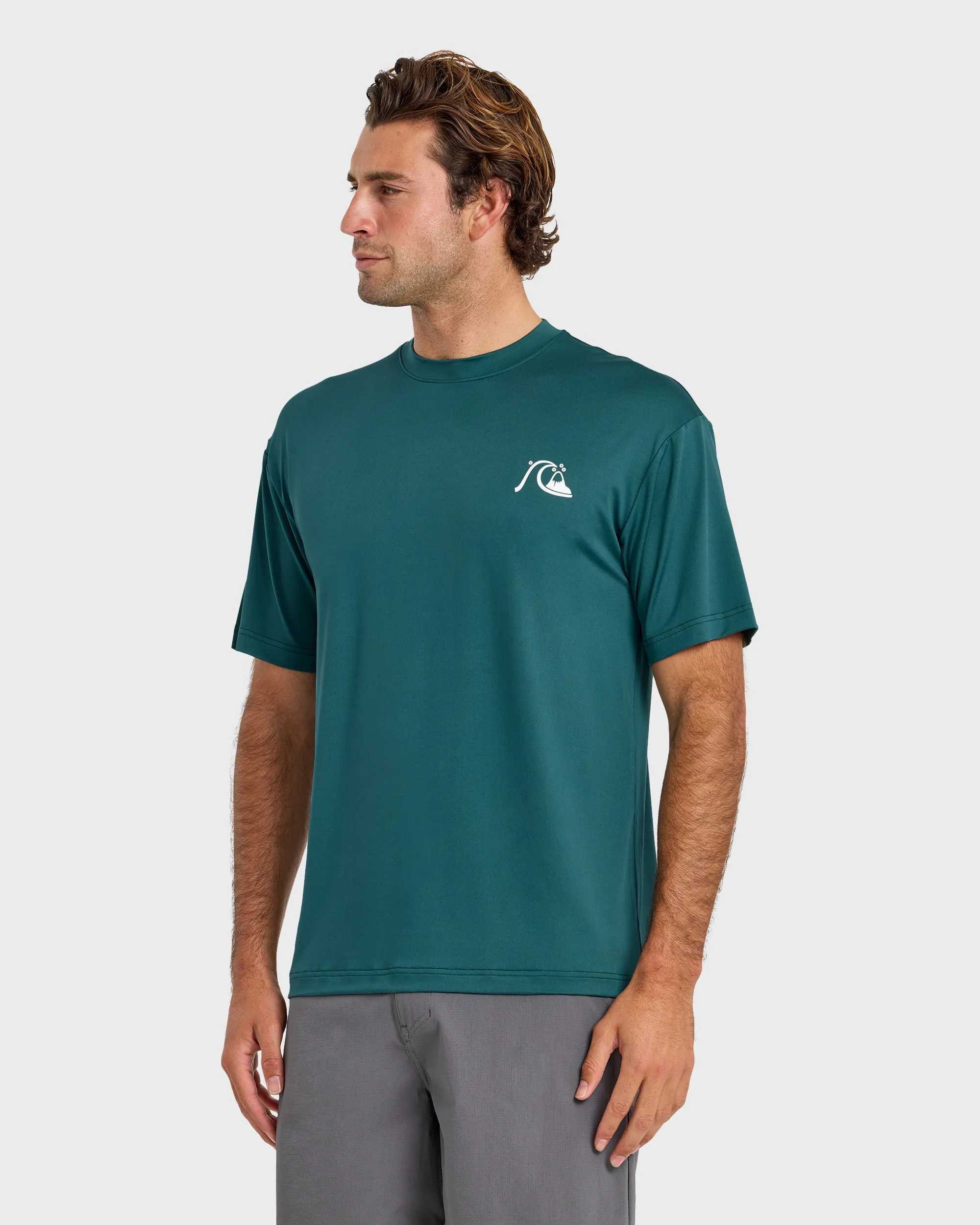 DNA Logo UPF 50 Short Sleeve Surf Shirt - Mediterranea sold by Quiksilver product image thumbnail 4