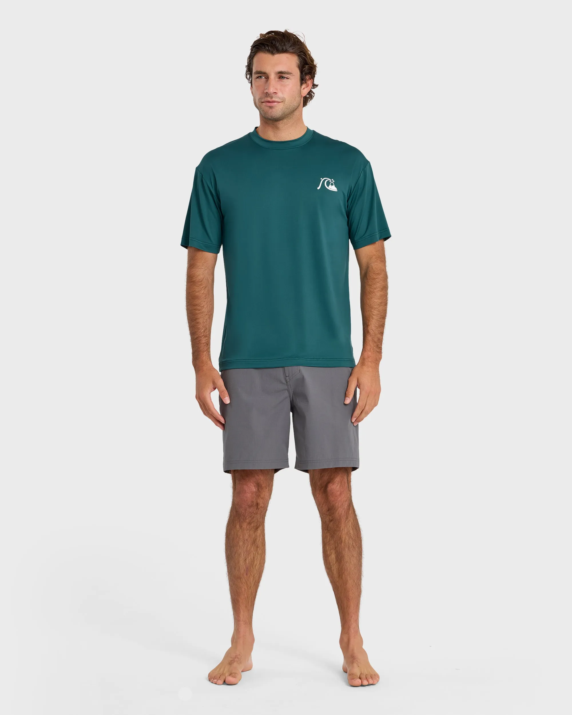 DNA Logo UPF 50 Short Sleeve Surf Shirt - Mediterranea sold by Quiksilver product image thumbnail 3