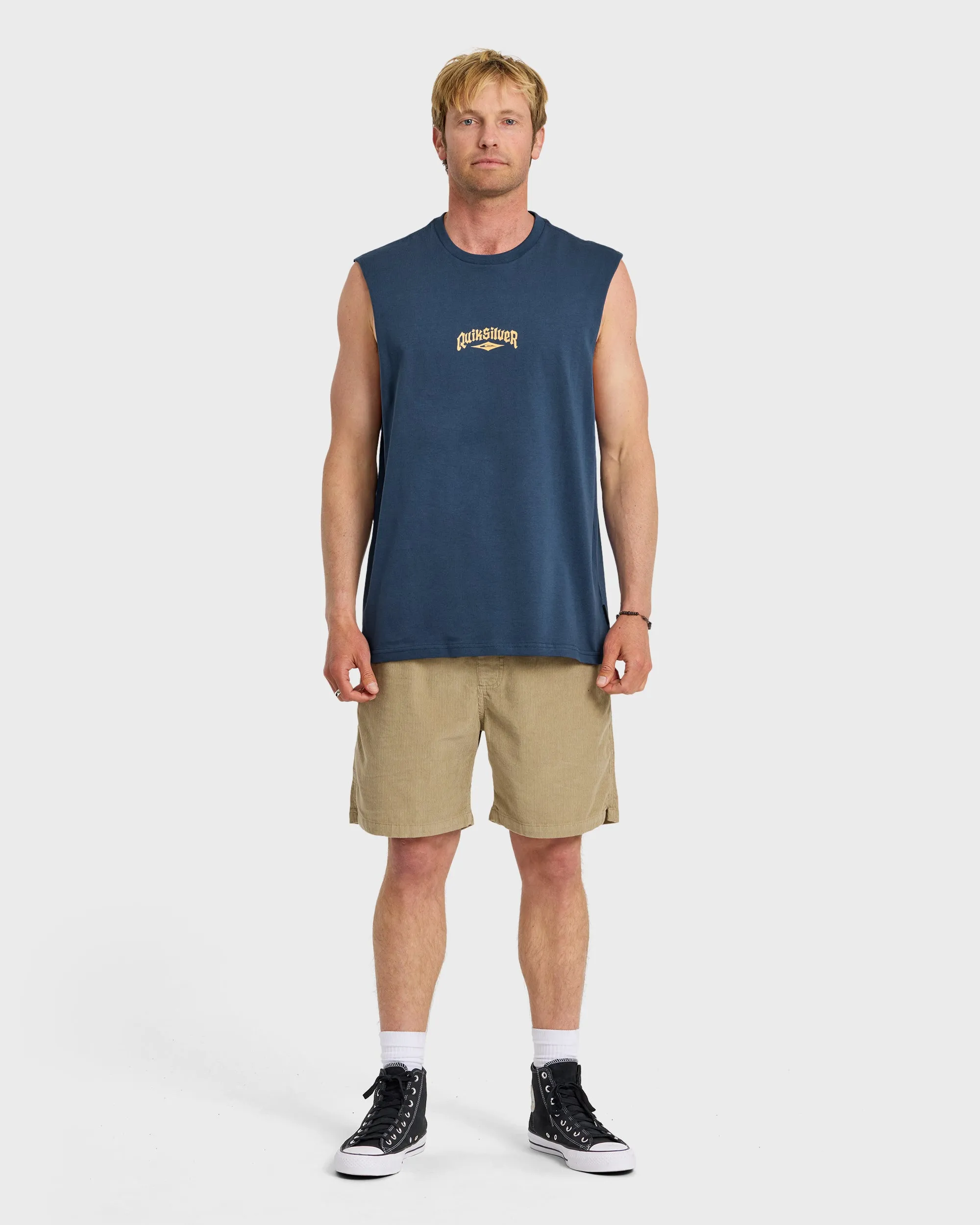 Diamond Arch Oversized Tank - Dark Denim sold by Quiksilver product image thumbnail 3