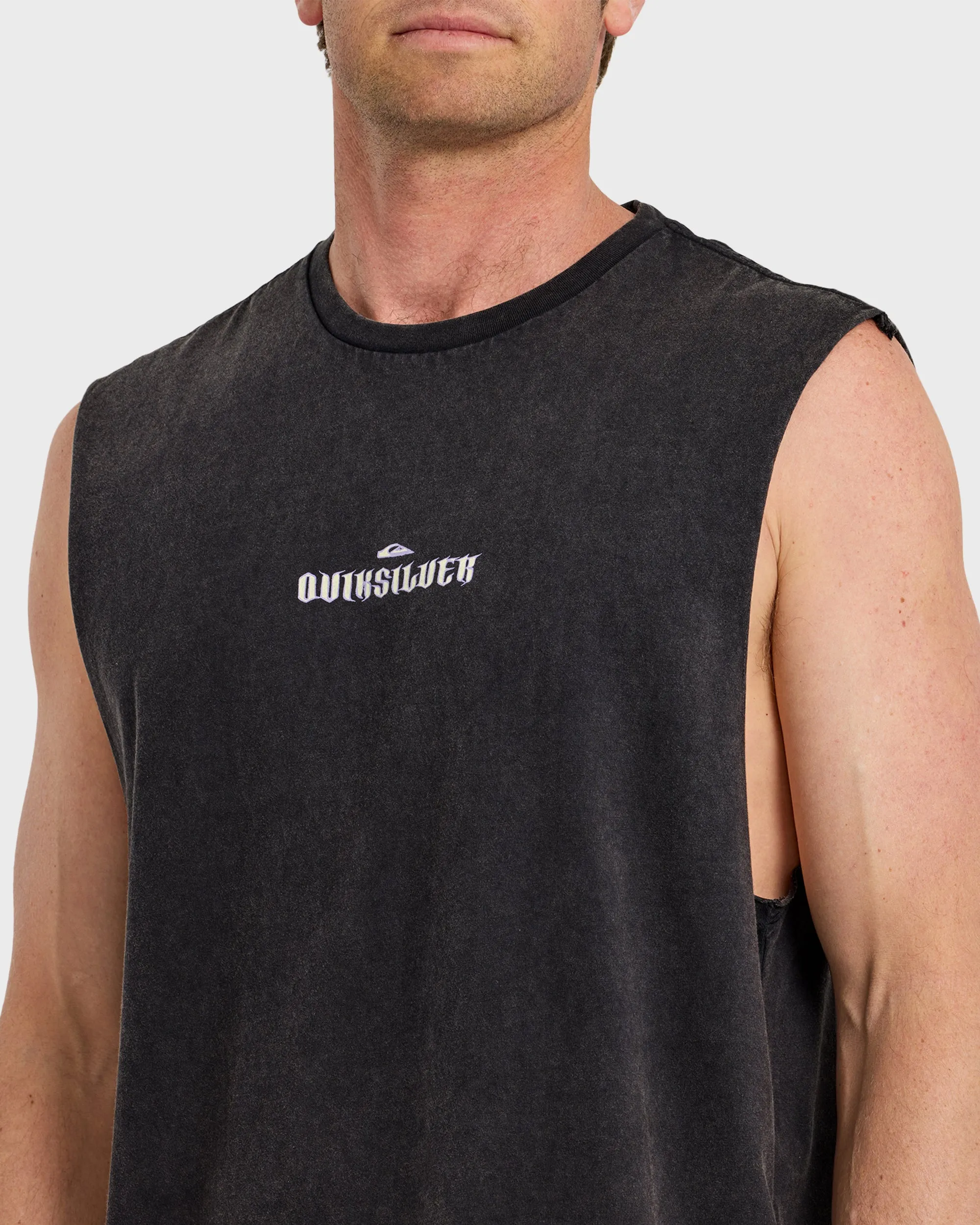 Dark Torch Acid Wash Oversized Tank - Phantom sold by Quiksilver product image thumbnail 5