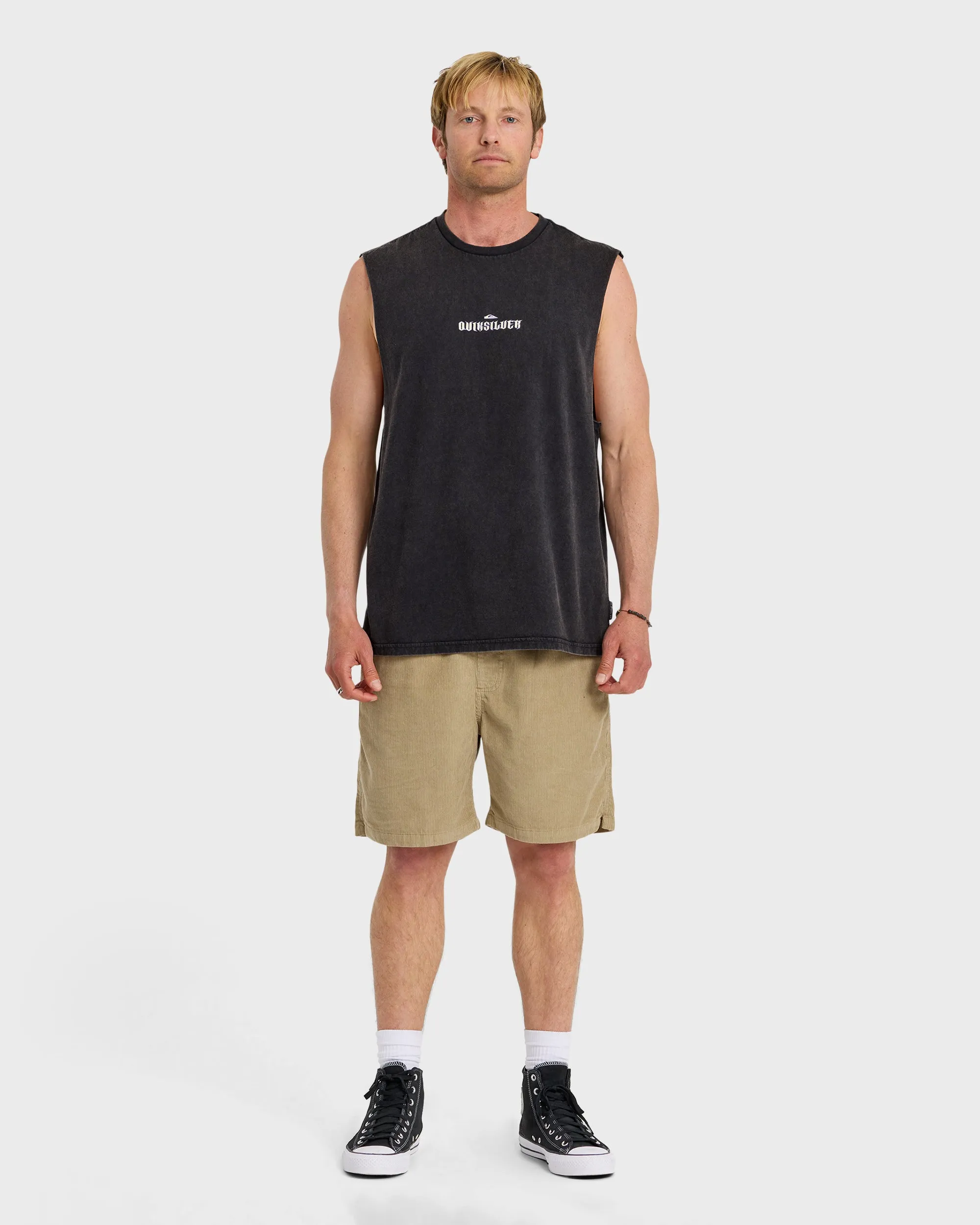 Dark Torch Acid Wash Oversized Tank - Phantom sold by Quiksilver product image thumbnail 3