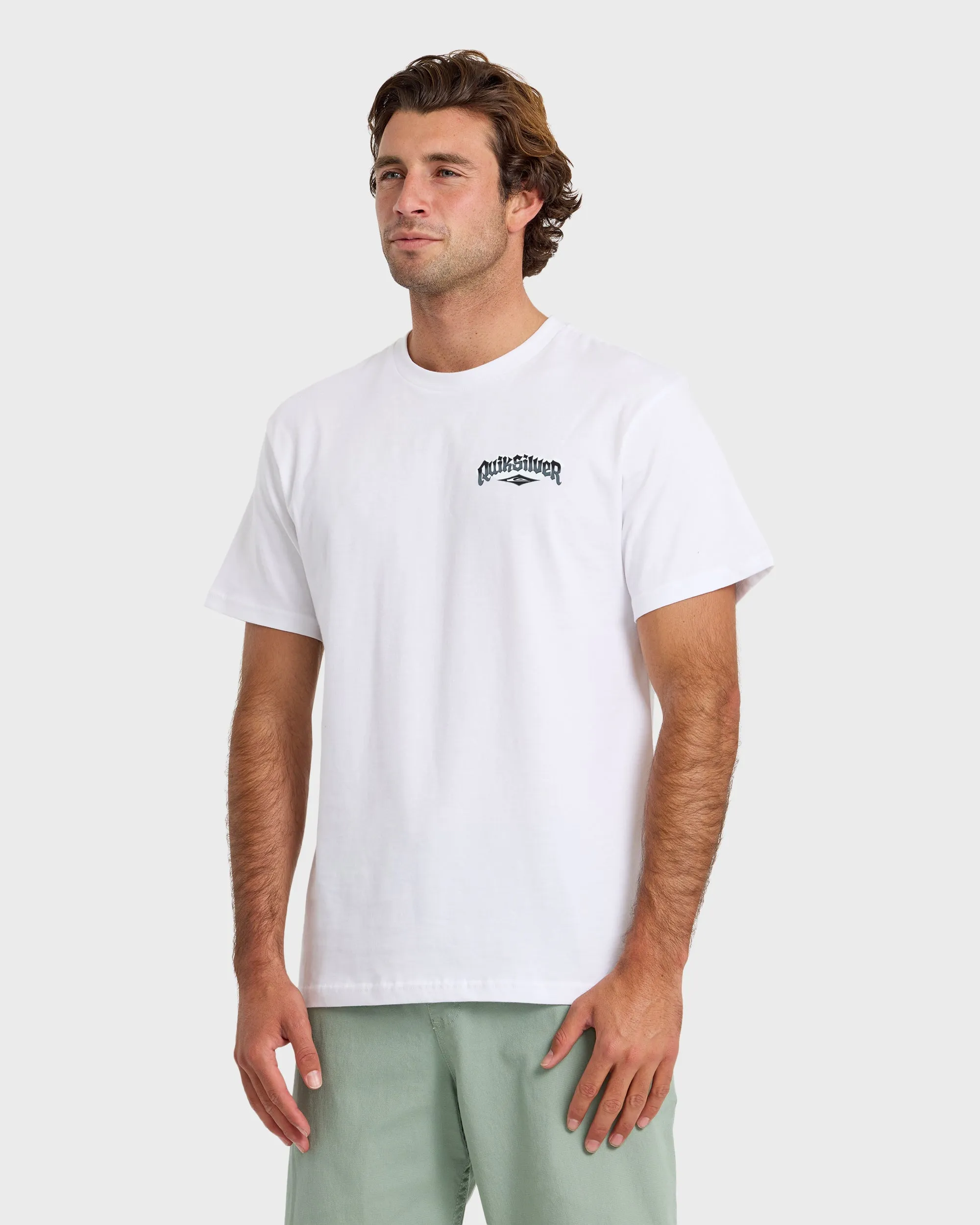 Diamond Arch Classic Short Sleeve T-Shirt - White sold by Quiksilver product image thumbnail 4
