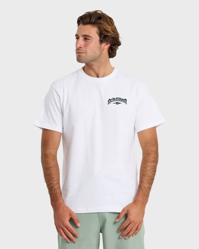 Diamond Arch Classic Short Sleeve T-Shirt - White sold by Quiksilver