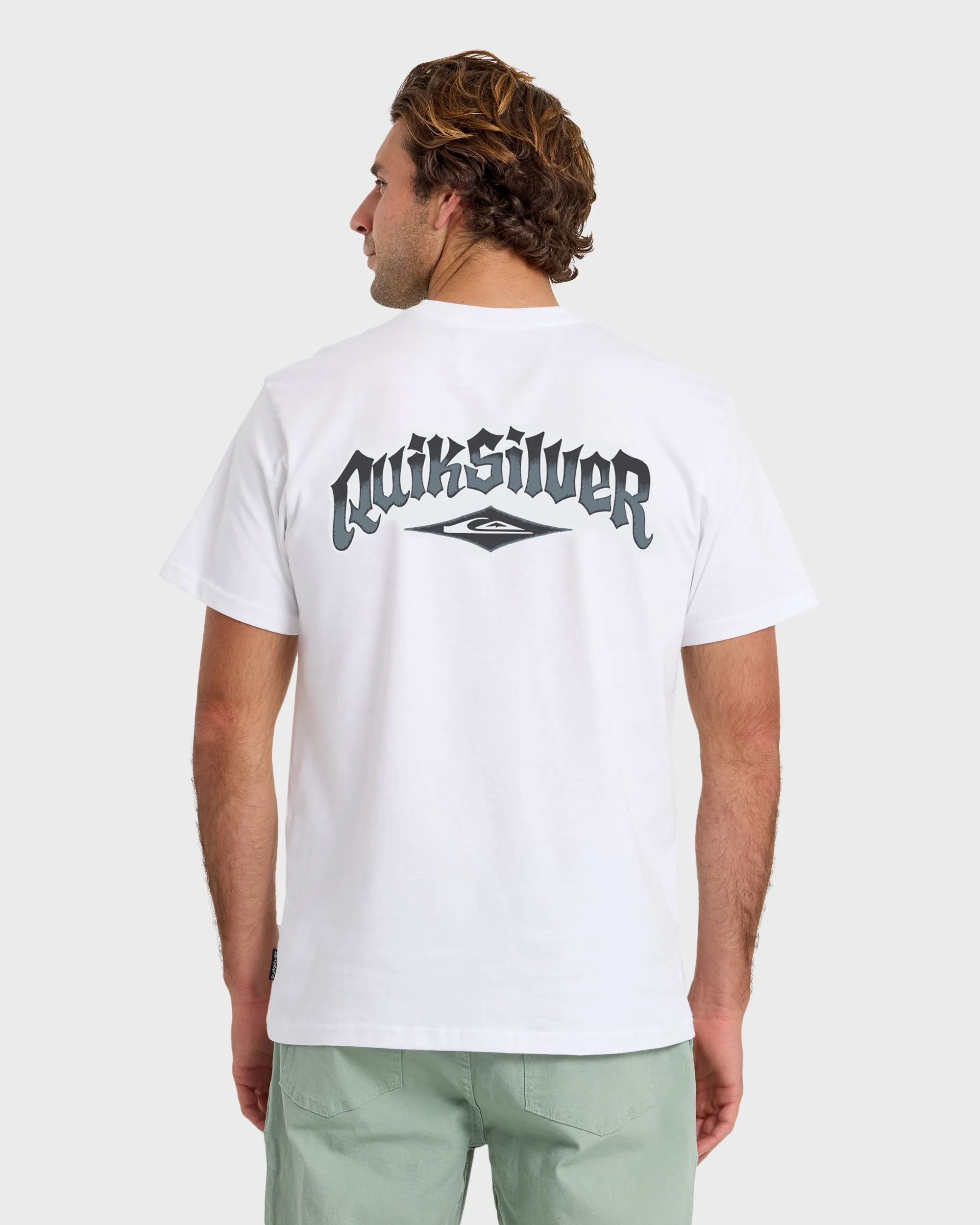 Diamond Arch Classic Short Sleeve T-Shirt - White sold by Quiksilver product image thumbnail 2