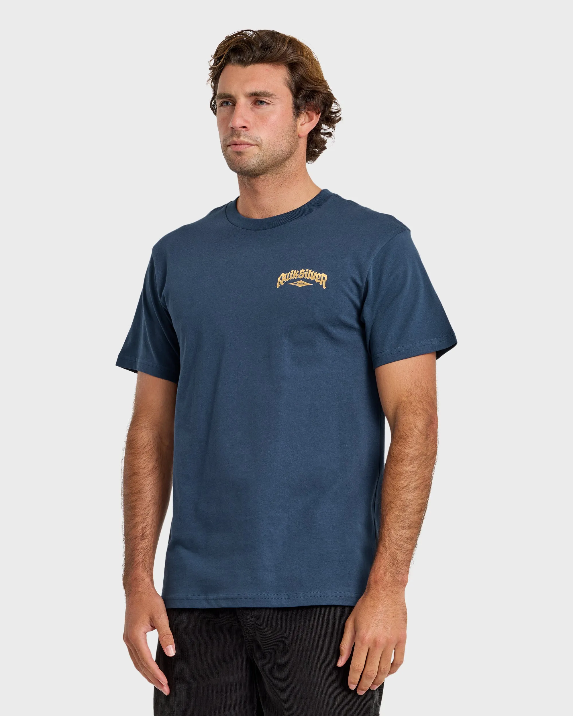 Diamond Arch Classic Short Sleeve T-Shirt - Dark Denim sold by Quiksilver product image thumbnail 4