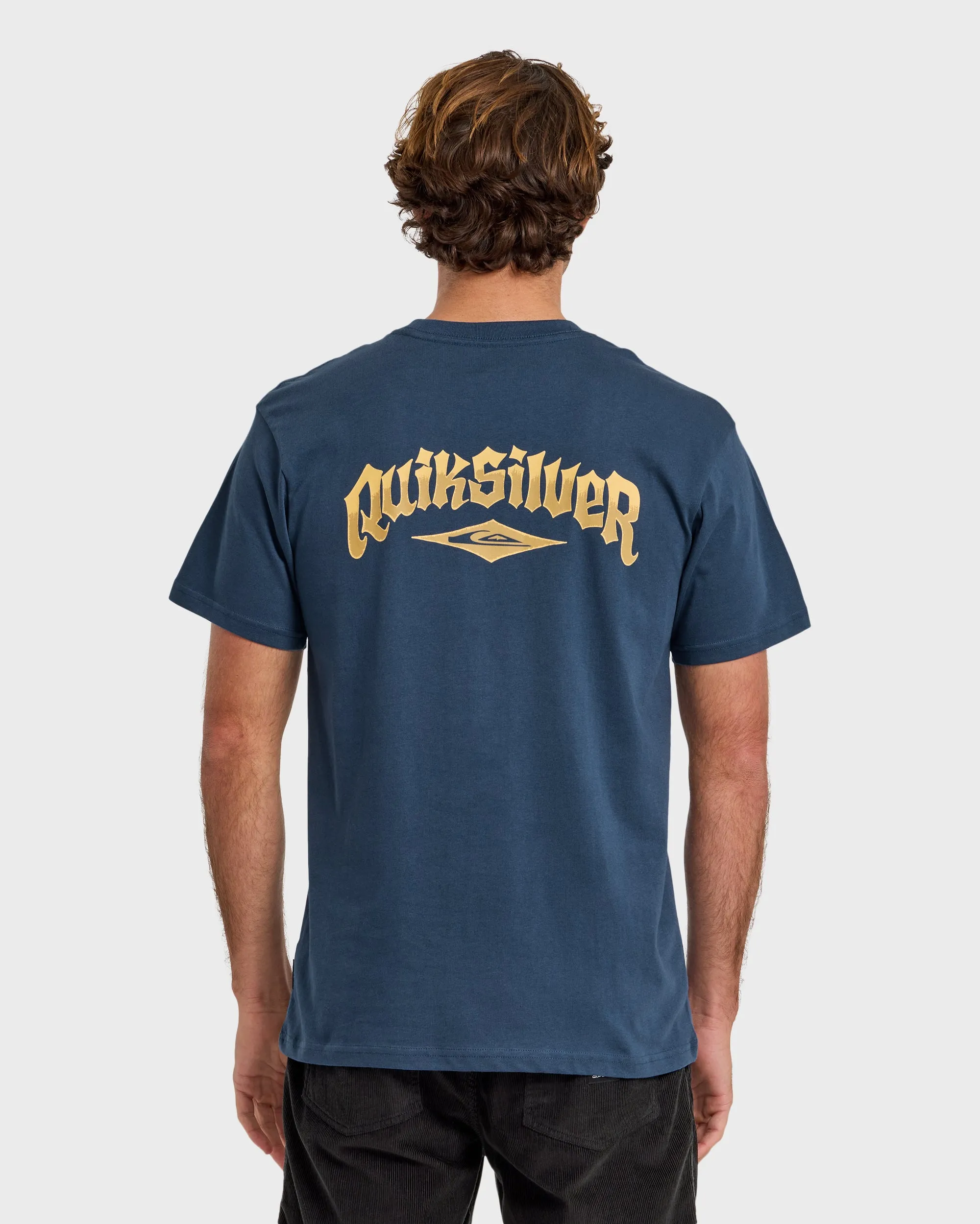 Diamond Arch Classic Short Sleeve T-Shirt - Dark Denim sold by Quiksilver product image thumbnail 2