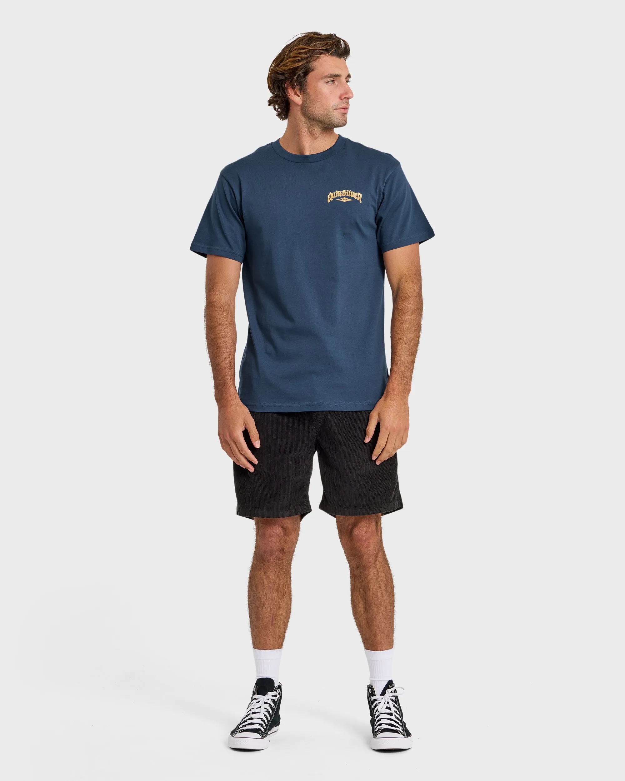 Diamond Arch Classic Short Sleeve T-Shirt - Dark Denim sold by Quiksilver product image thumbnail 3
