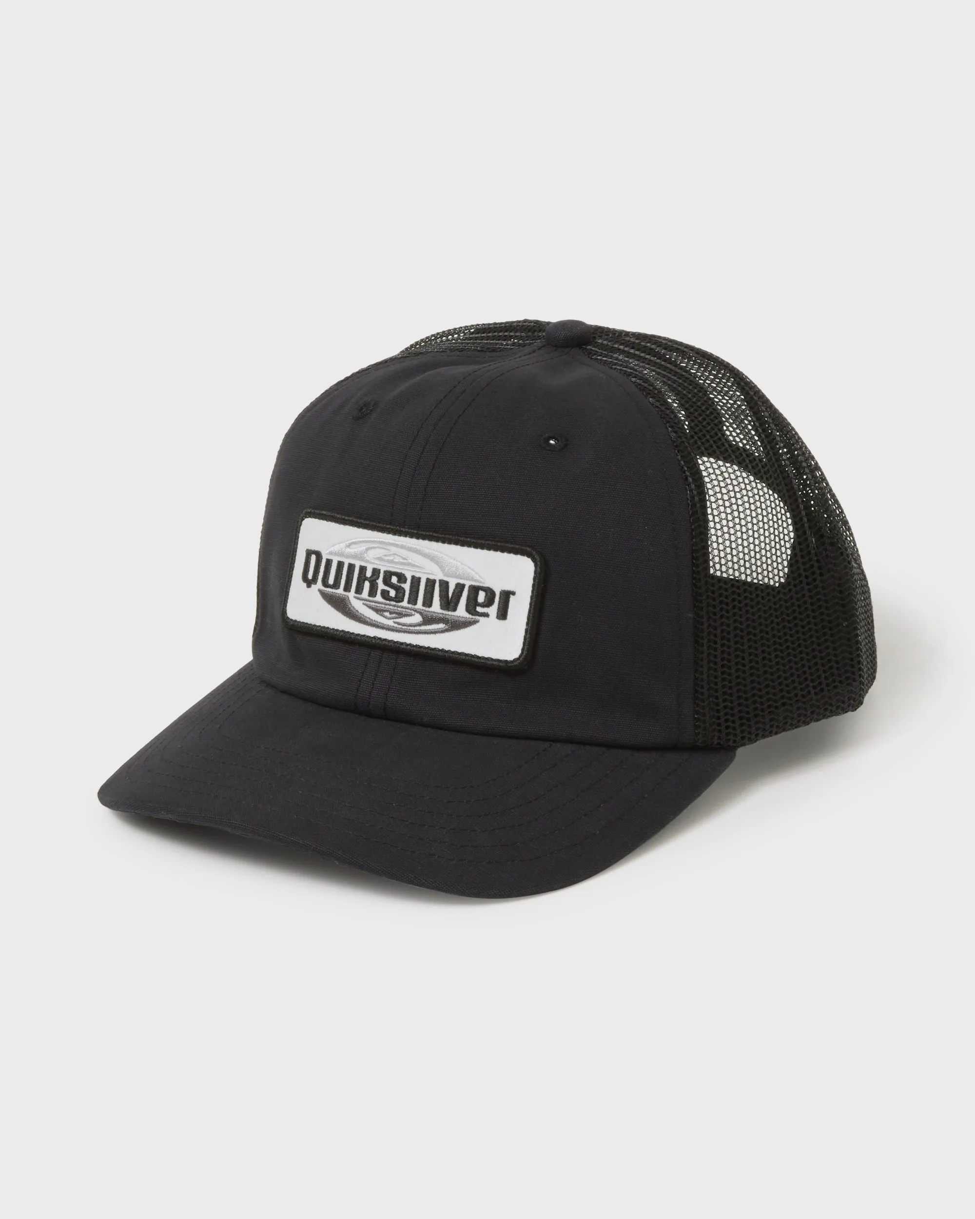 Enzone 5-Panel Cotton Canvas Snapback Hat - Black sold by Quiksilver