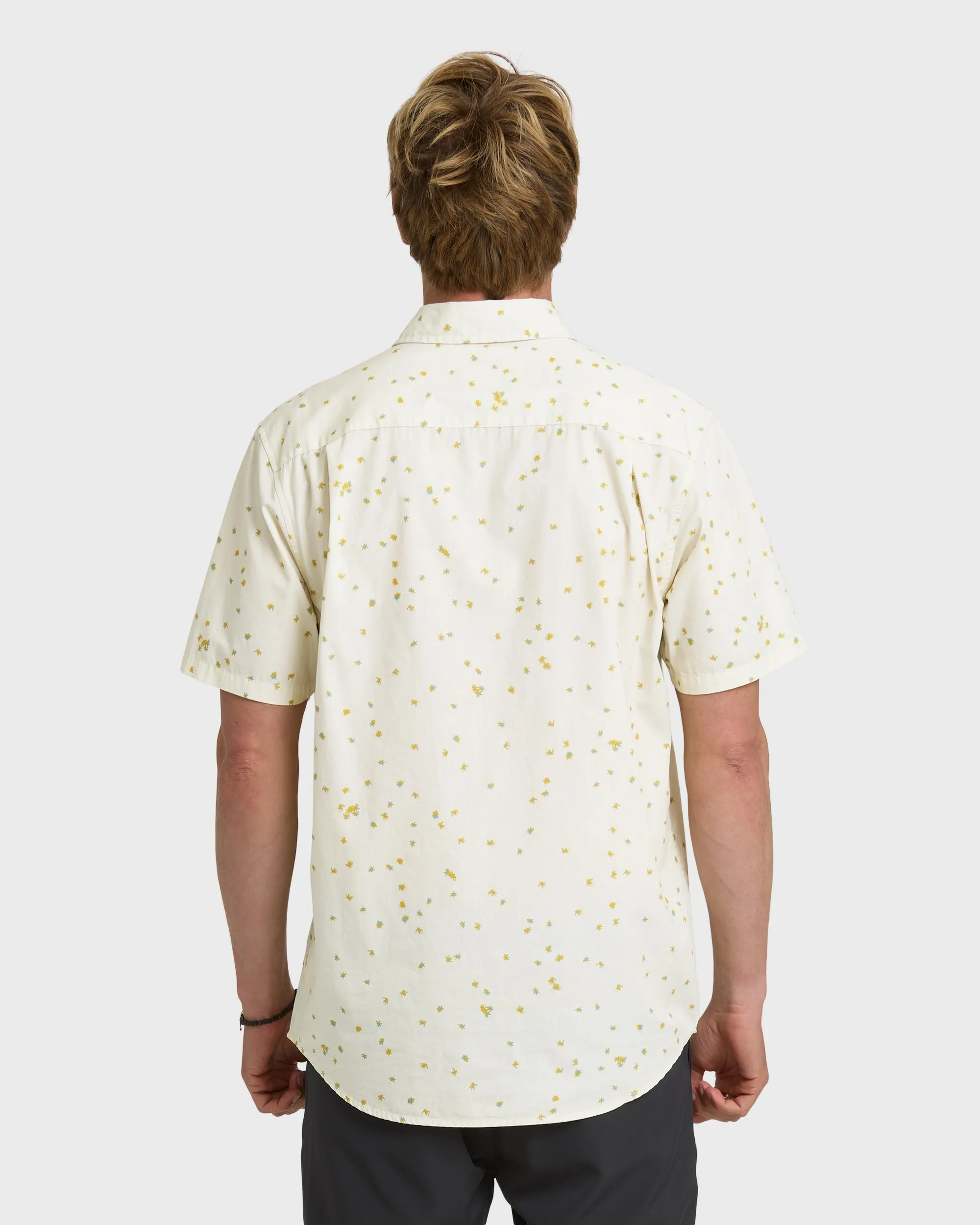 Ditsy Blossom Classic Short Sleeve Shirt - Bone White sold by Quiksilver product image thumbnail 2