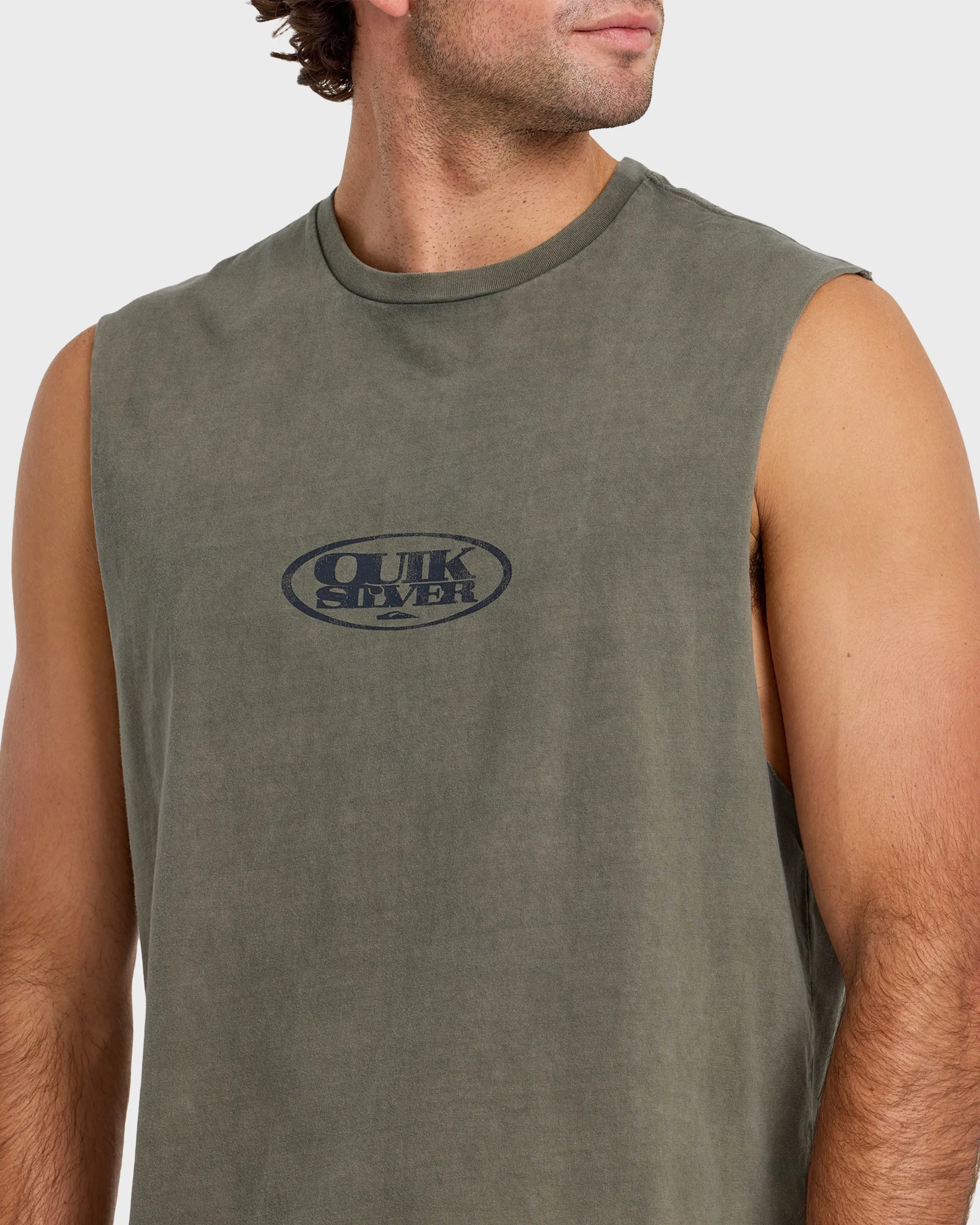 Blends Oversized Acid Wash Tank Top - Grape Leaf sold by Quiksilver product image thumbnail 5