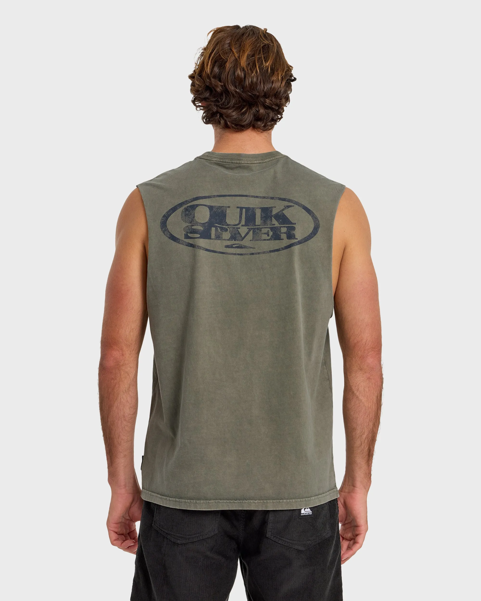 Blends Oversized Acid Wash Tank Top - Grape Leaf sold by Quiksilver product image thumbnail 2