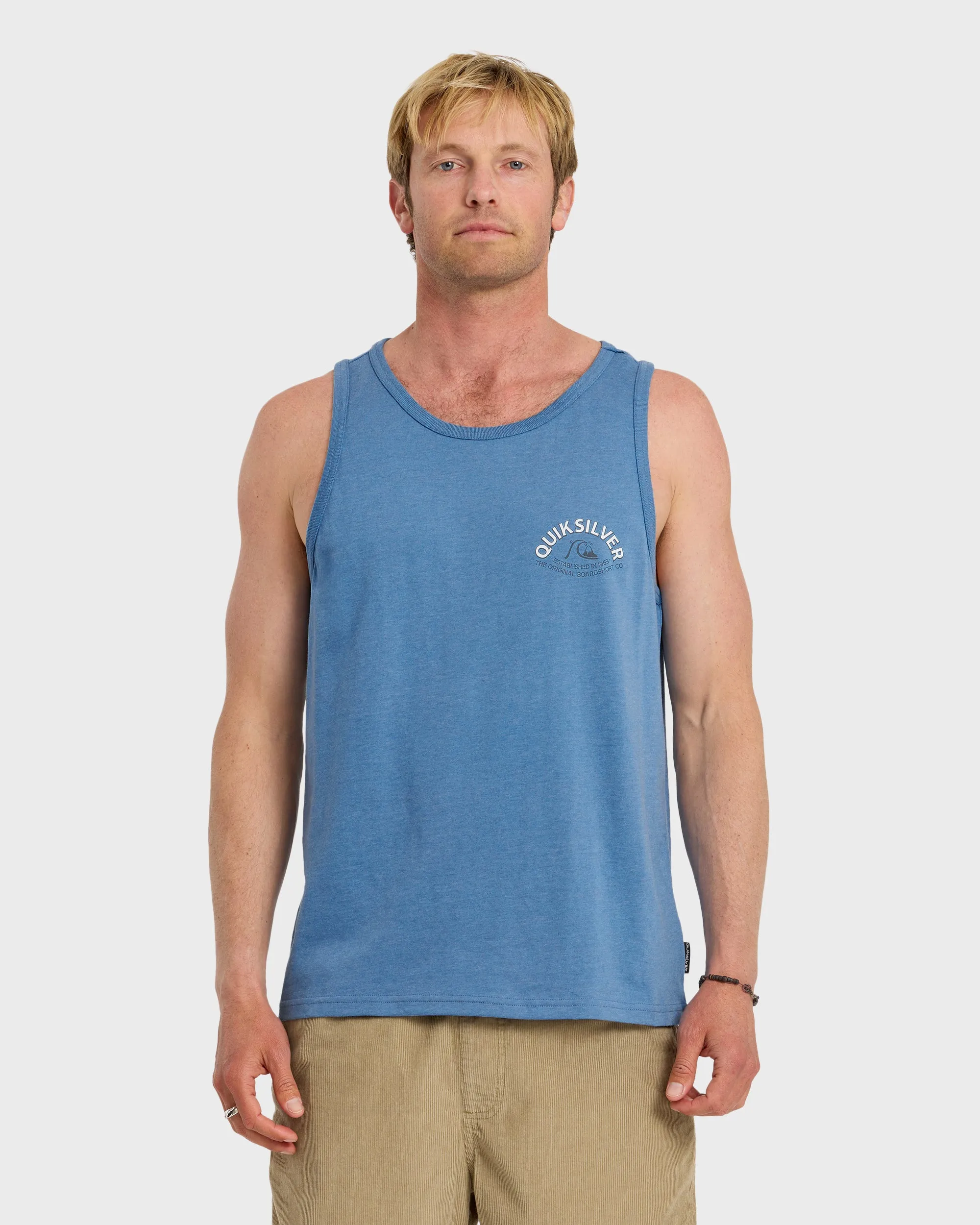 Bubble Arch Tank - Riviera Heather sold by Quiksilver