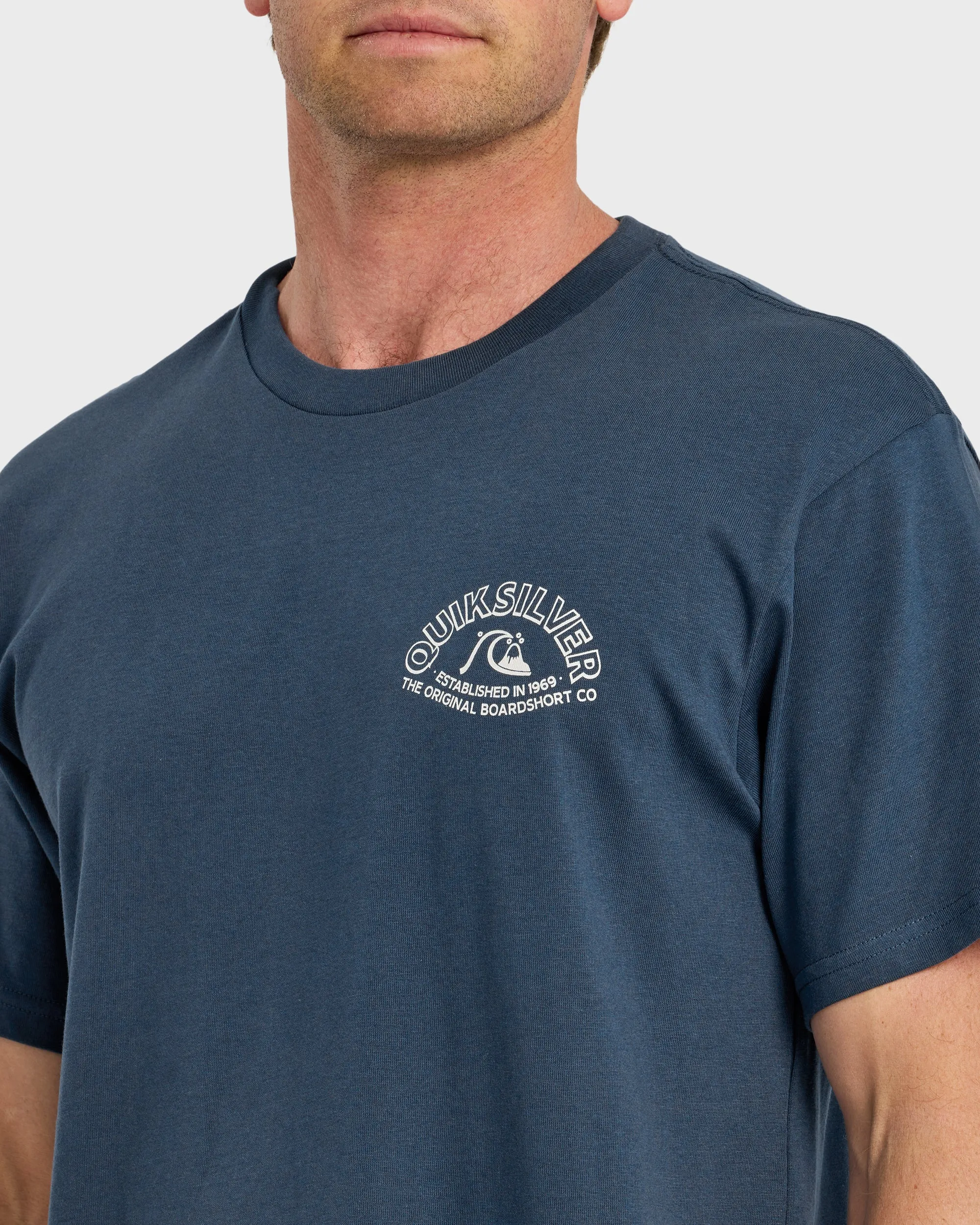 Bubble Arch Short Sleeve T-Shirt - Dark Denim sold by Quiksilver product image thumbnail 5