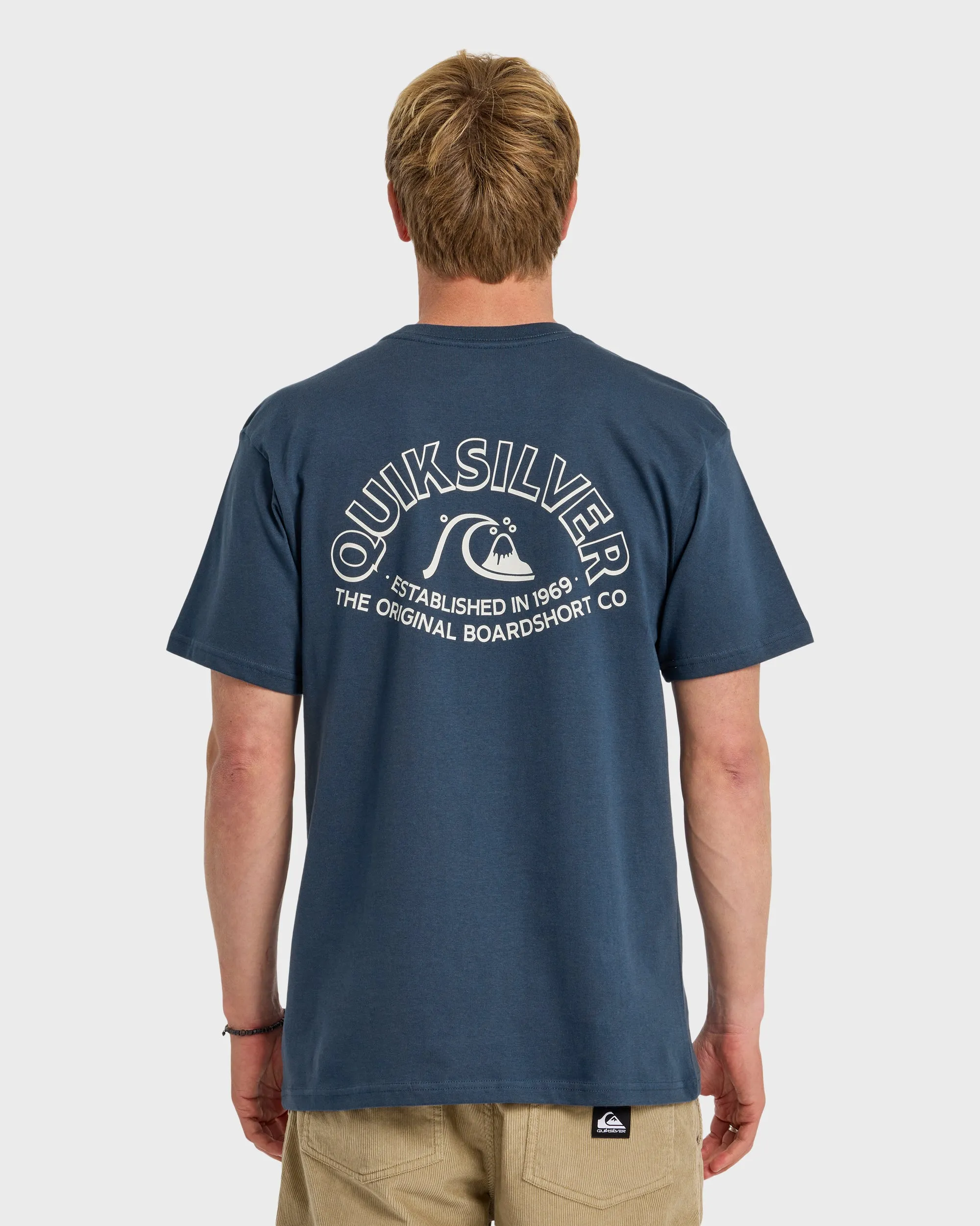 Bubble Arch Short Sleeve T-Shirt - Dark Denim sold by Quiksilver product image thumbnail 2