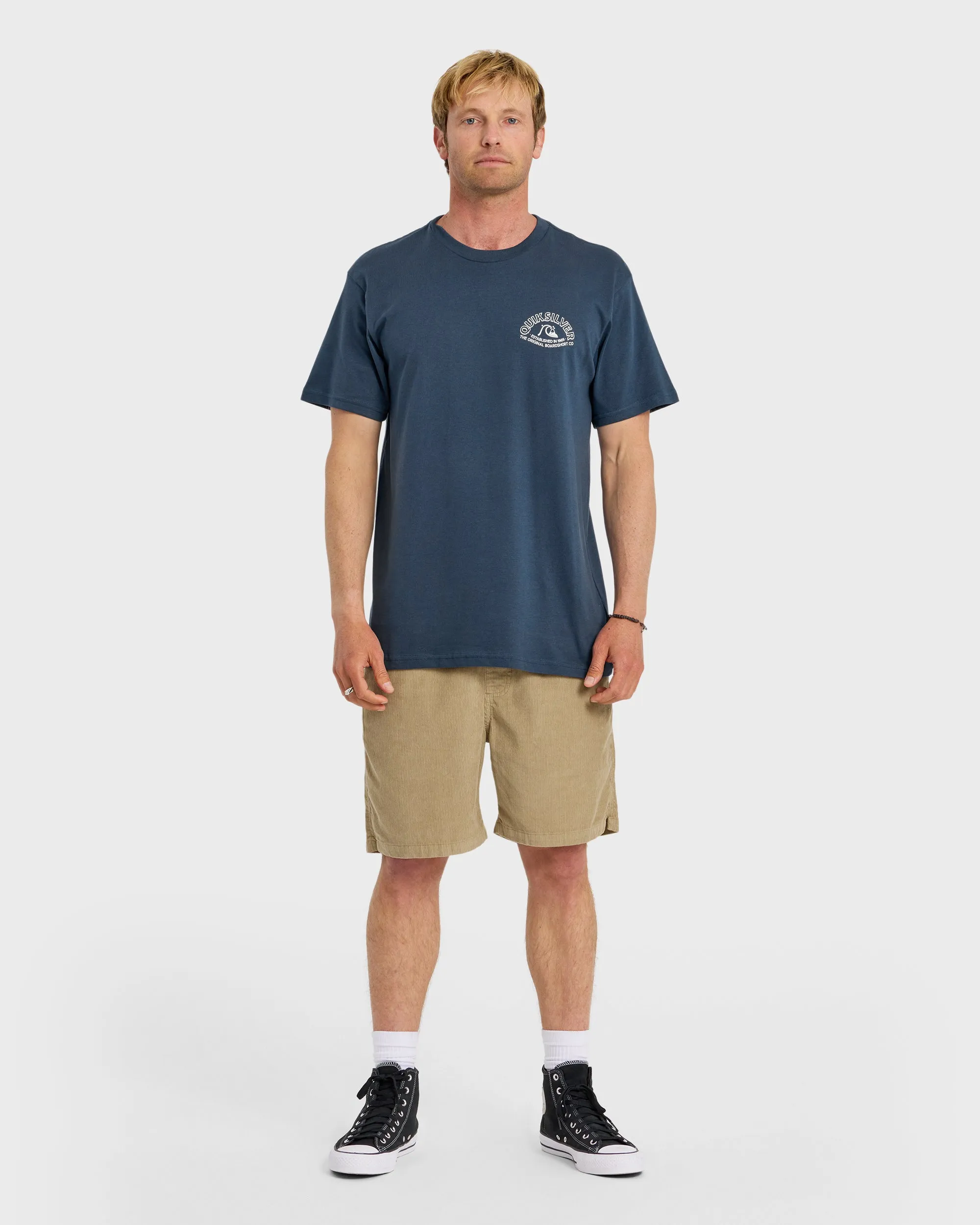 Bubble Arch Short Sleeve T-Shirt - Dark Denim sold by Quiksilver product image thumbnail 3
