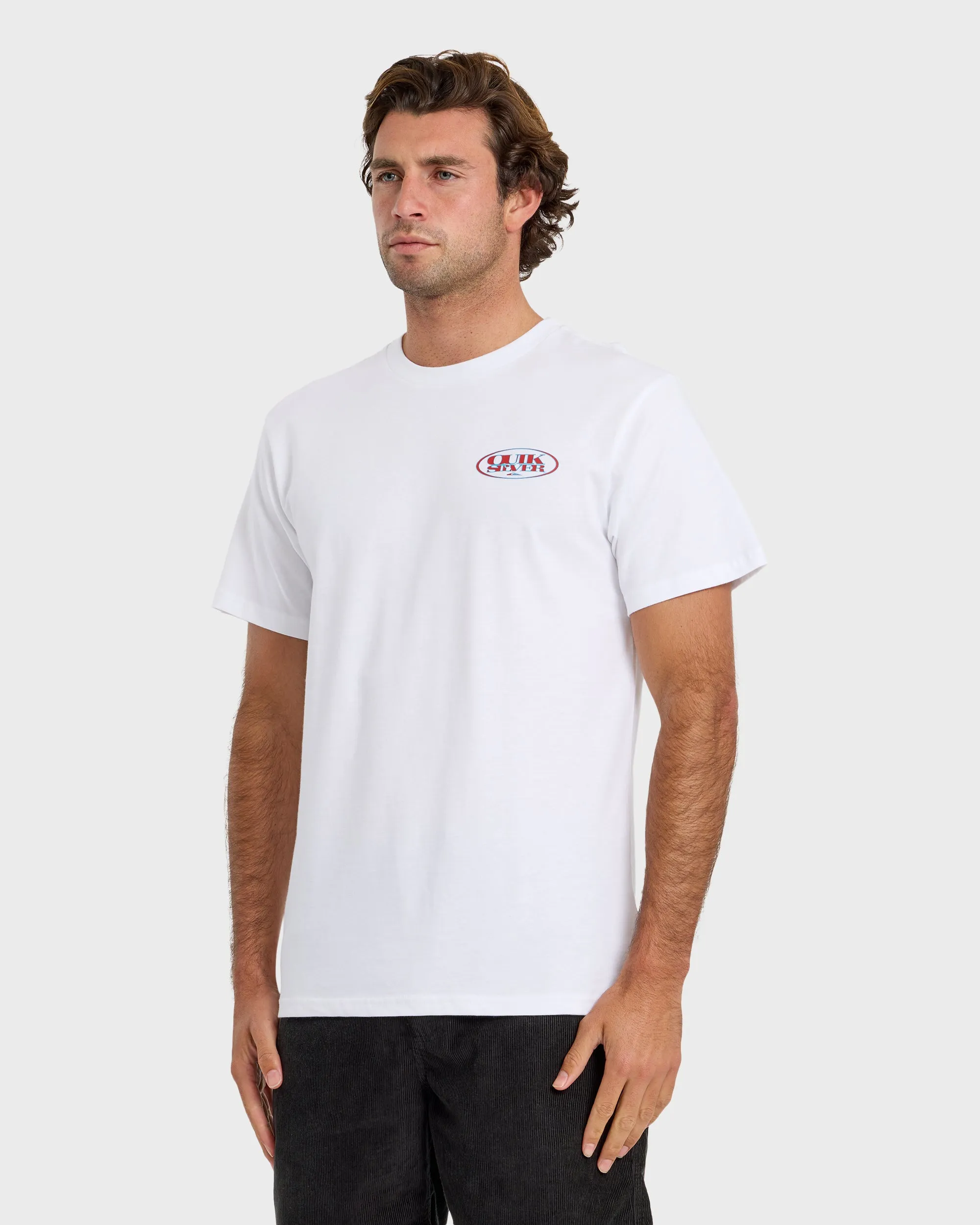 Blends Short Sleeve T-Shirt - White sold by Quiksilver product image thumbnail 4