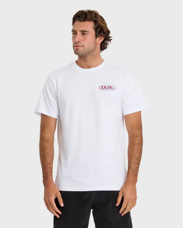 Blends Short Sleeve T-Shirt - White made by Quiksilver