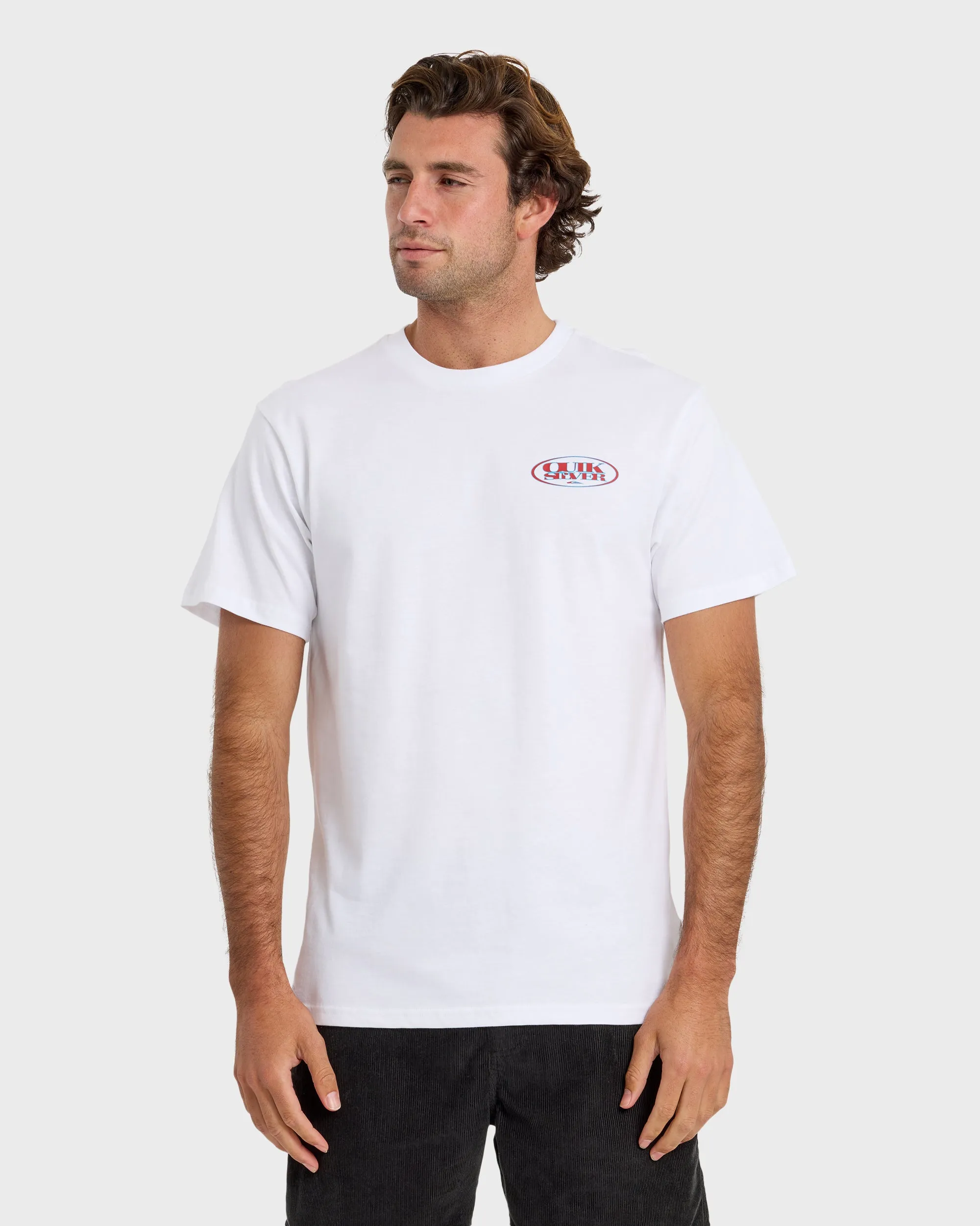 Blends Short Sleeve T-Shirt - White sold by Quiksilver