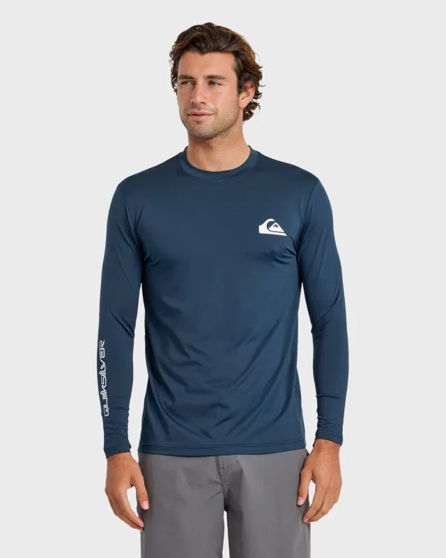 Everyday Long Sleeve Surf Tee - Dark Denim sold by Quiksilver