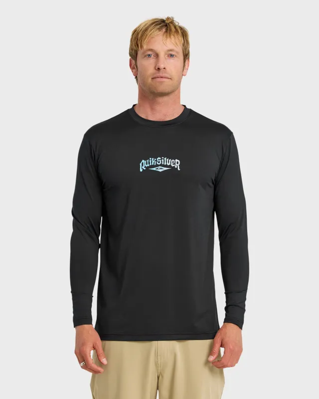 Everyday Graphic UPF 50 Long Sleeve Surf Shirt - Black sold by Quiksilver