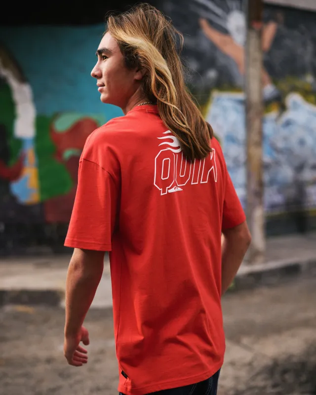 Stacked Mercury Oversized Heavyweight Short Sleeve T-Shirt - Salsa sold by Quiksilver