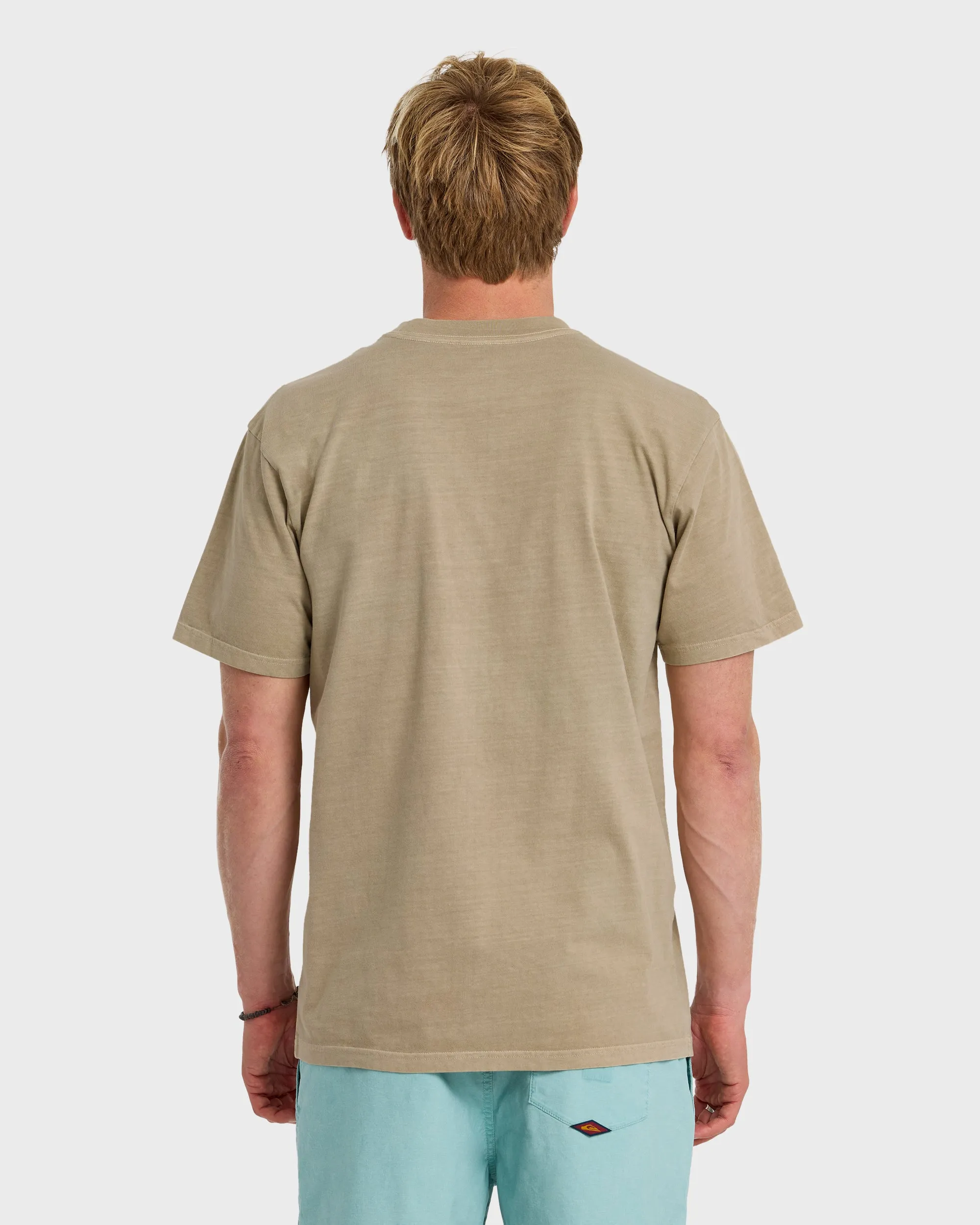 Saltwater Pigment-Dyed Short Sleeve Pocket Tee - Seneca Rock sold by Quiksilver product image thumbnail 3
