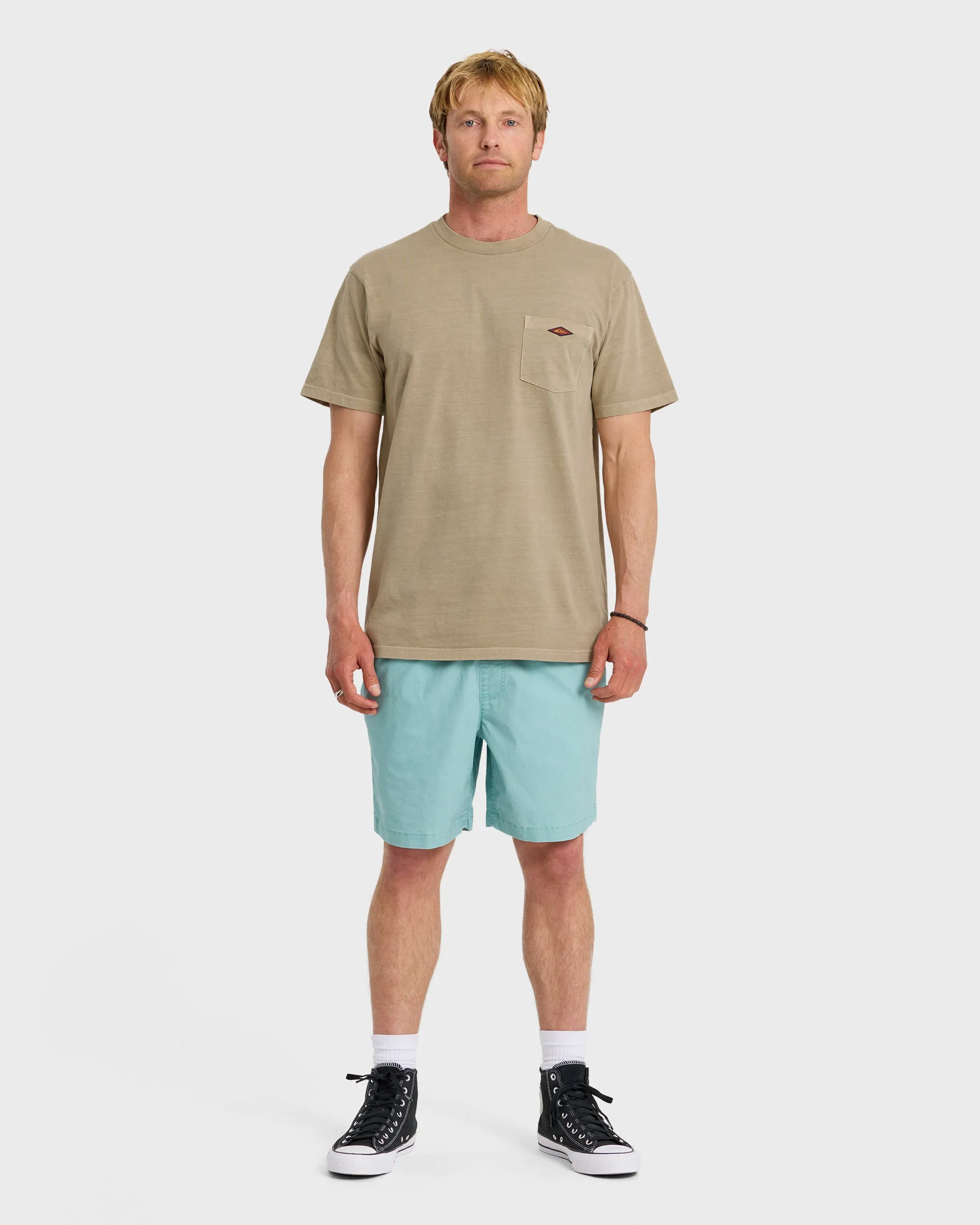 Saltwater Pigment-Dyed Short Sleeve Pocket Tee - Seneca Rock sold by Quiksilver product image thumbnail 4