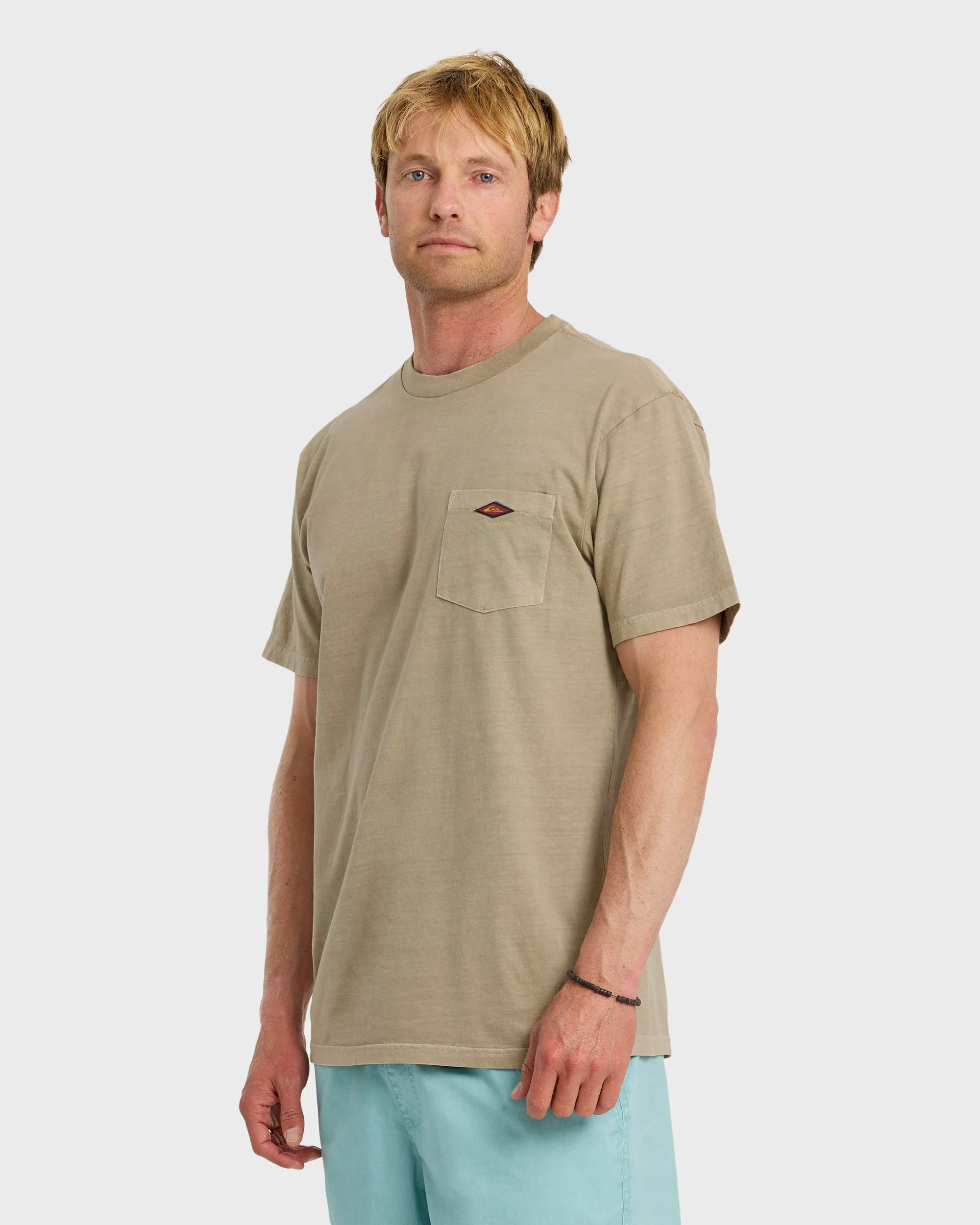 Saltwater Pigment-Dyed Short Sleeve Pocket Tee - Seneca Rock sold by Quiksilver product image thumbnail 5