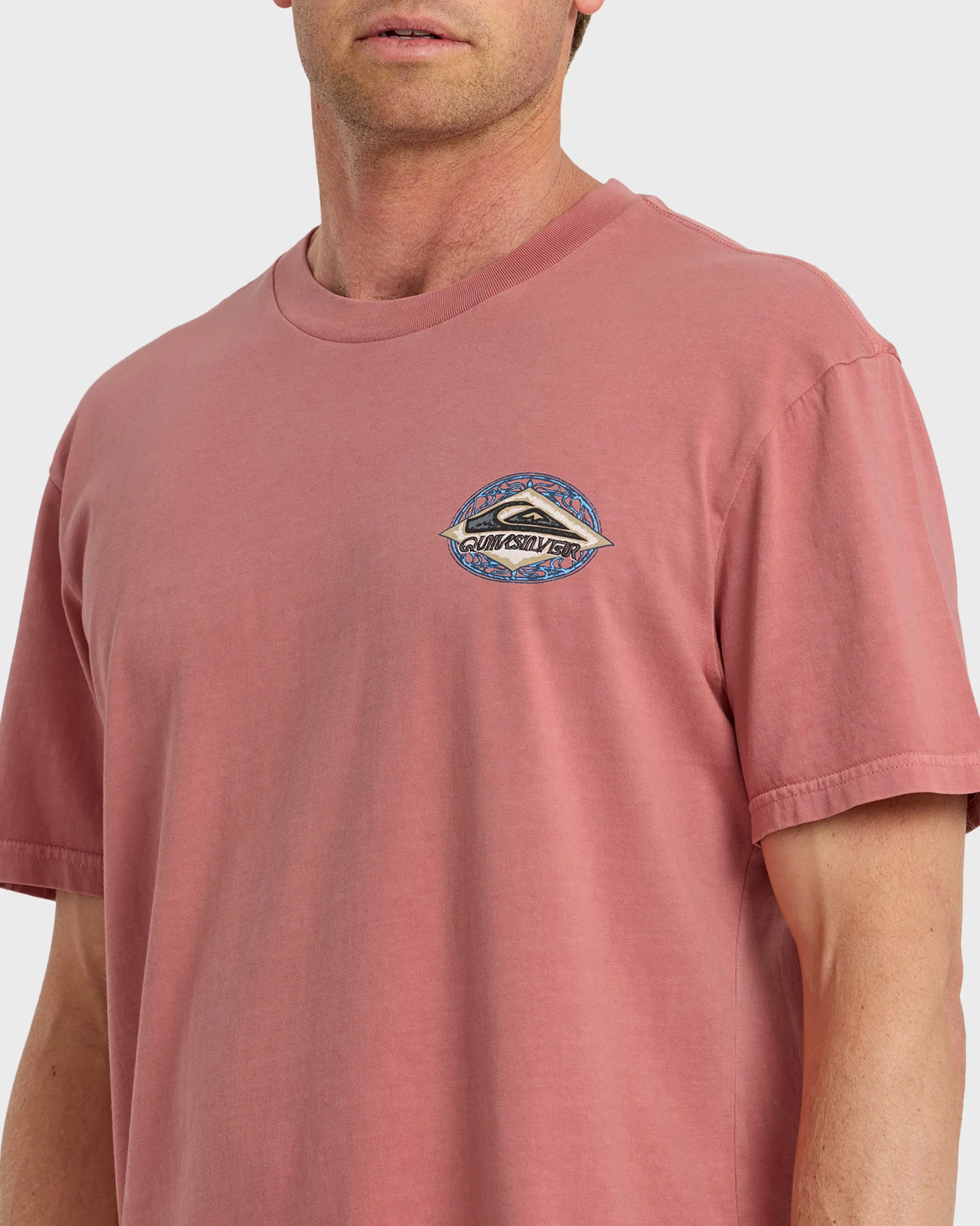 Foil Stamp Pigment-Dyed Short Sleeve T-Shirt - Desert Sand sold by Quiksilver product image thumbnail 5