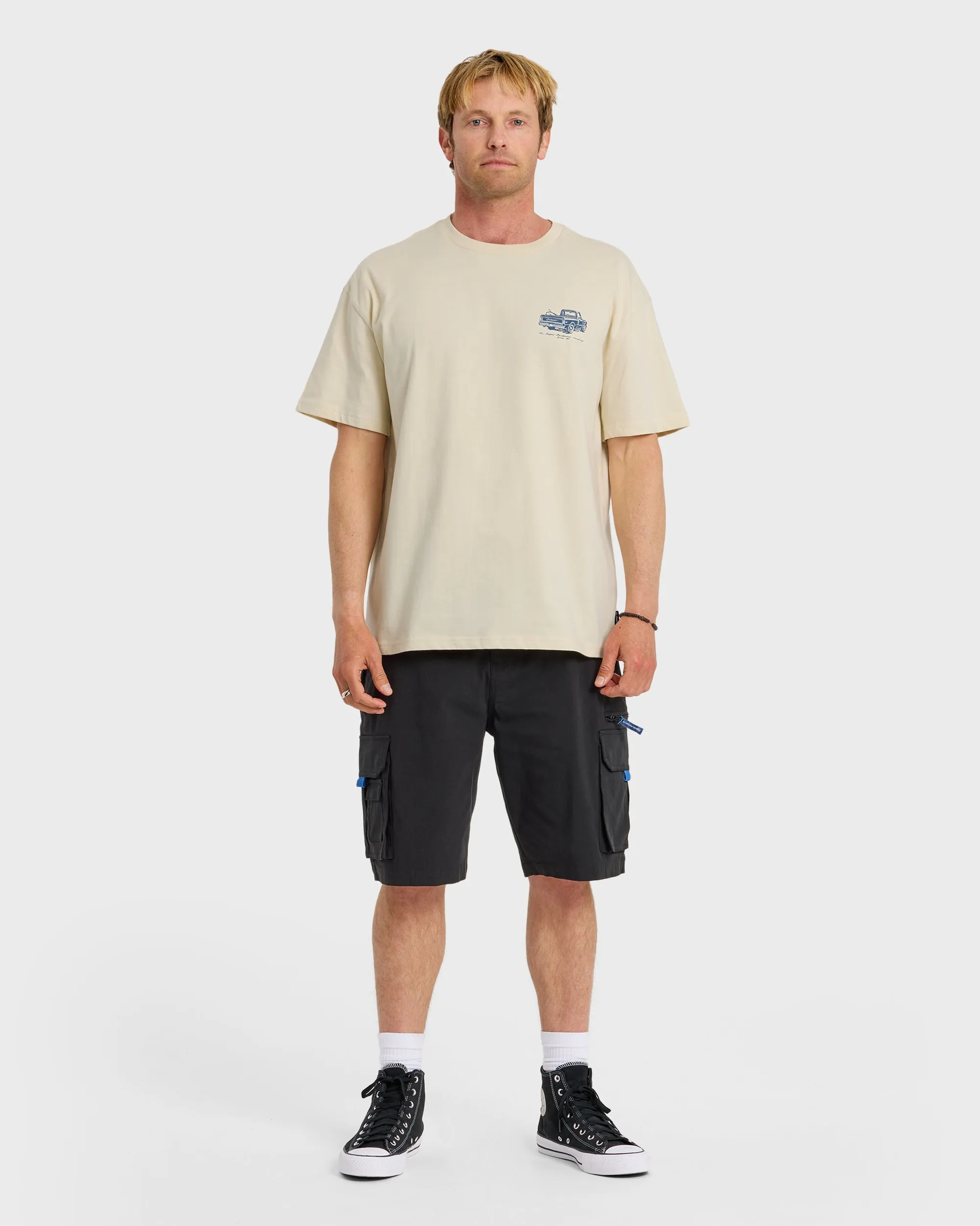 Get Out There Originals Oversized Short Sleeve T-Shirt - Bone White sold by Quiksilver product image thumbnail 3