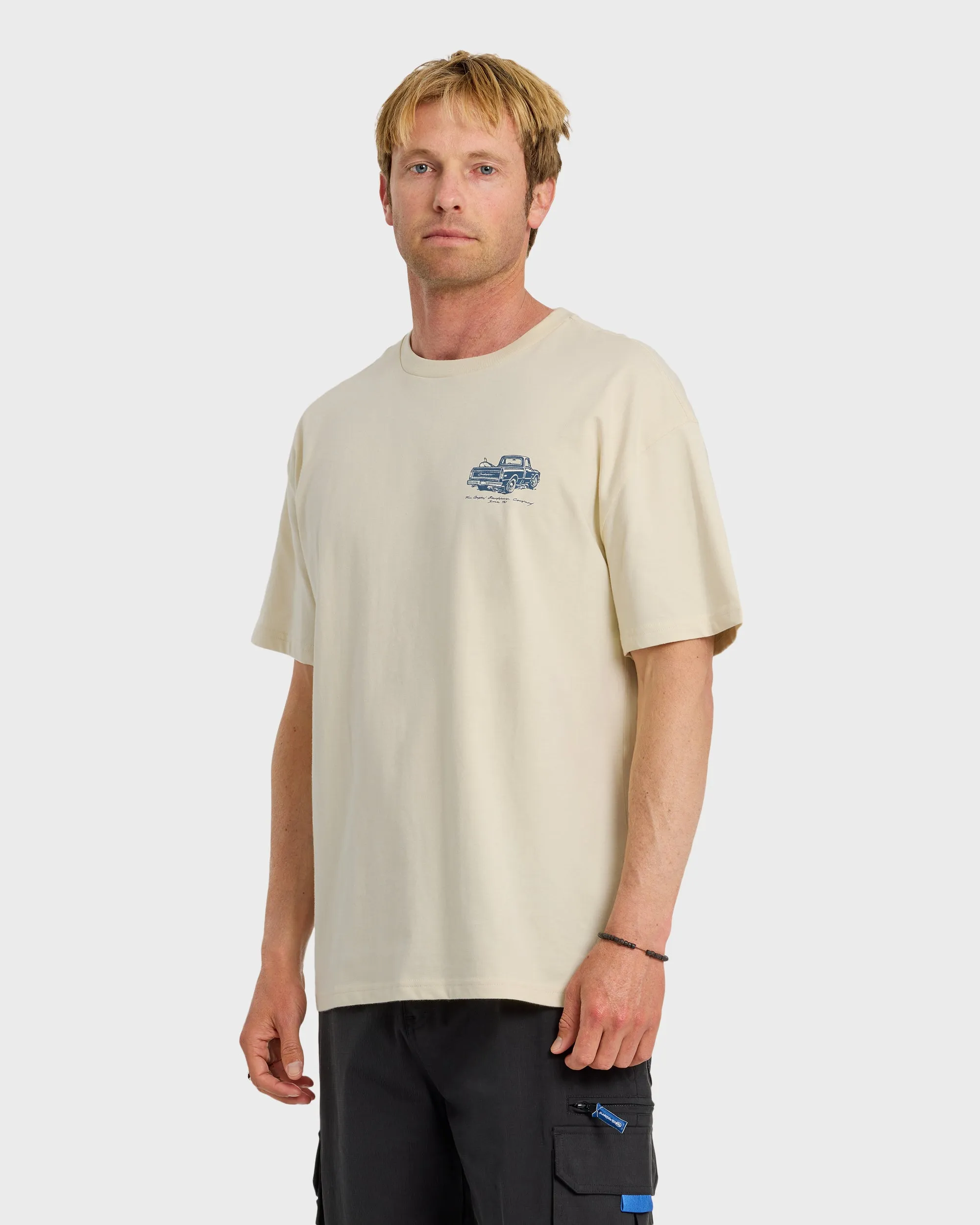 Get Out There Originals Oversized Short Sleeve T-Shirt - Bone White sold by Quiksilver product image thumbnail 4
