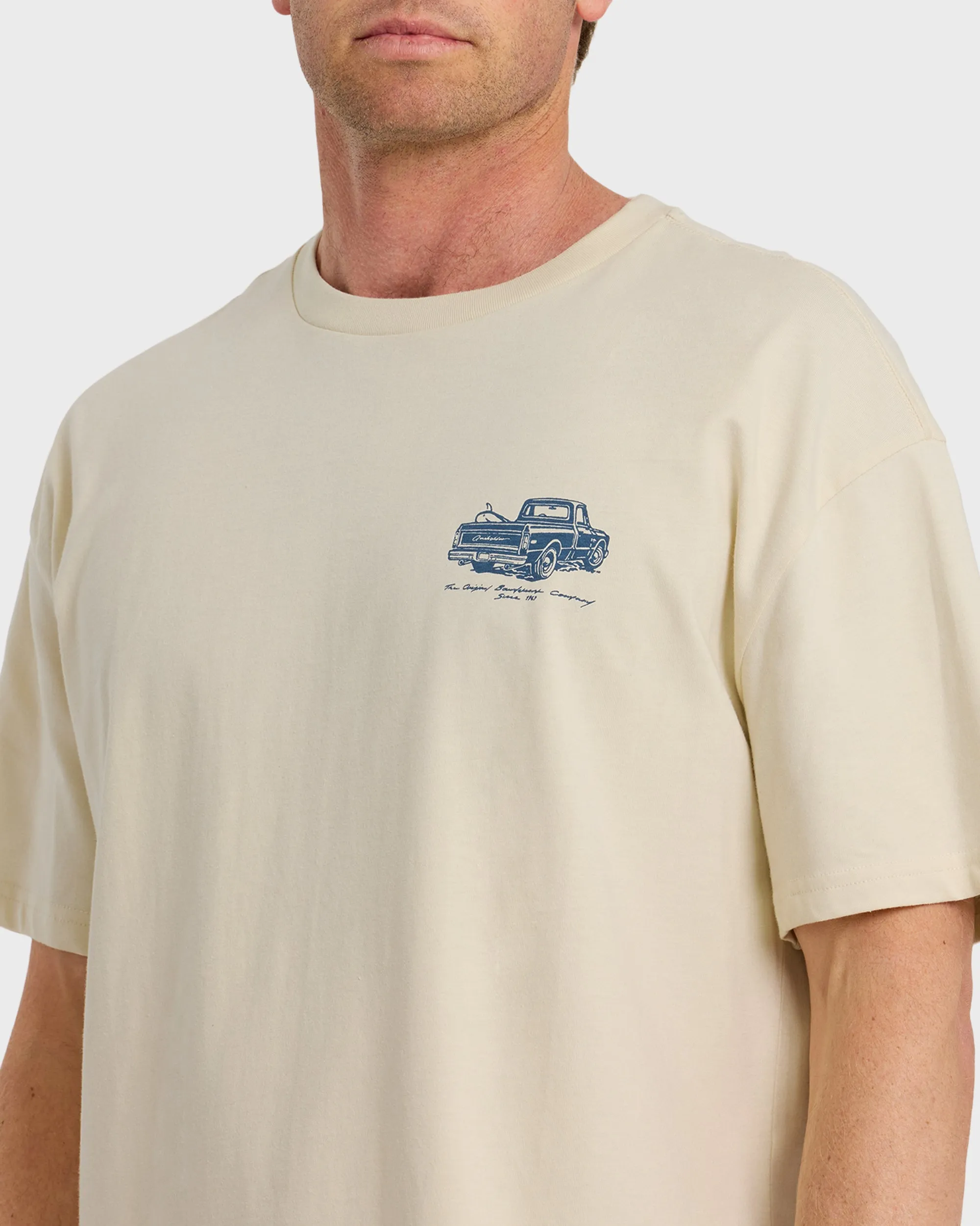 Get Out There Originals Oversized Short Sleeve T-Shirt - Bone White sold by Quiksilver product image thumbnail 5