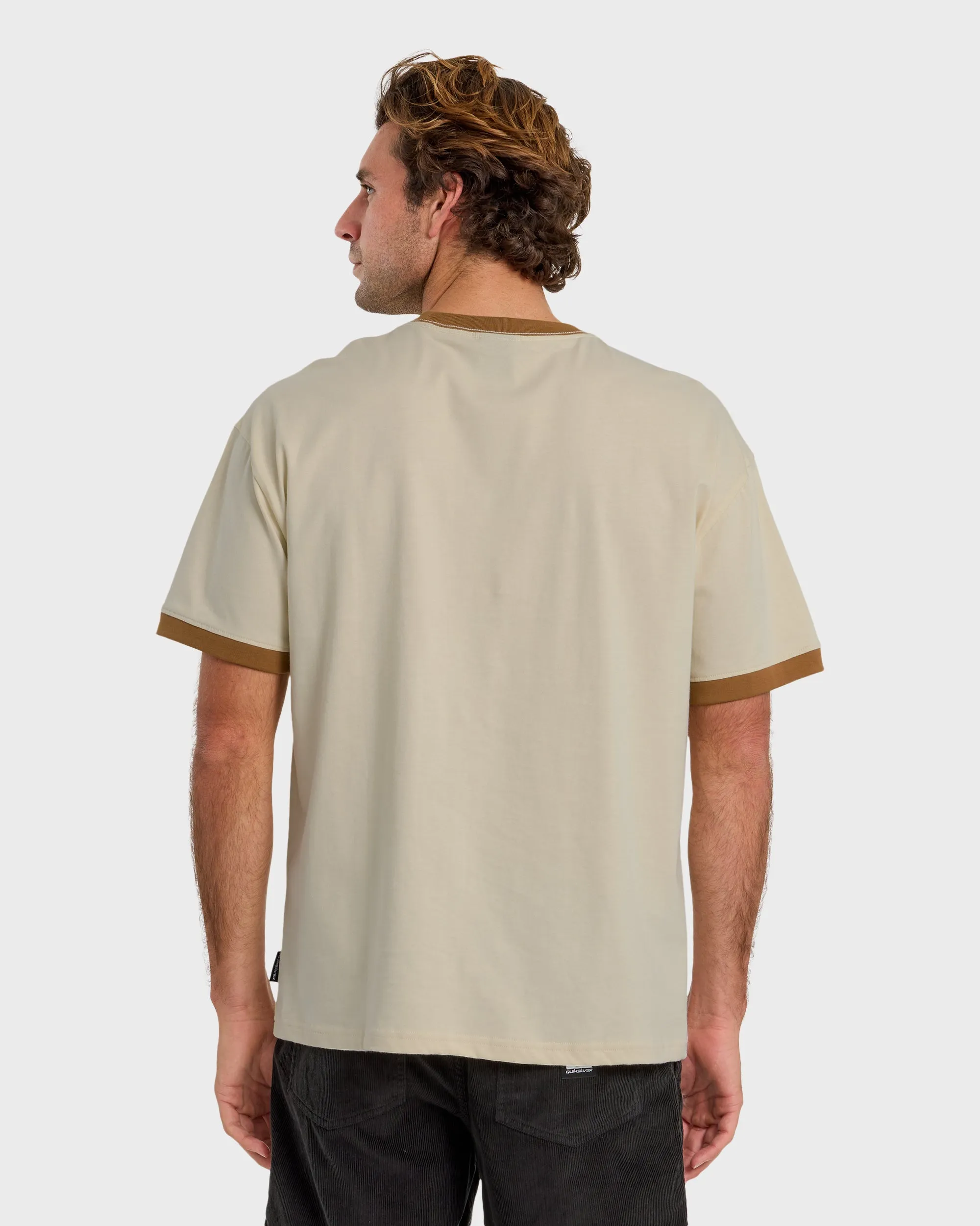 Originals Ringer Oversized Short Sleeve T-Shirt - Tobacco sold by Quiksilver product image thumbnail 2