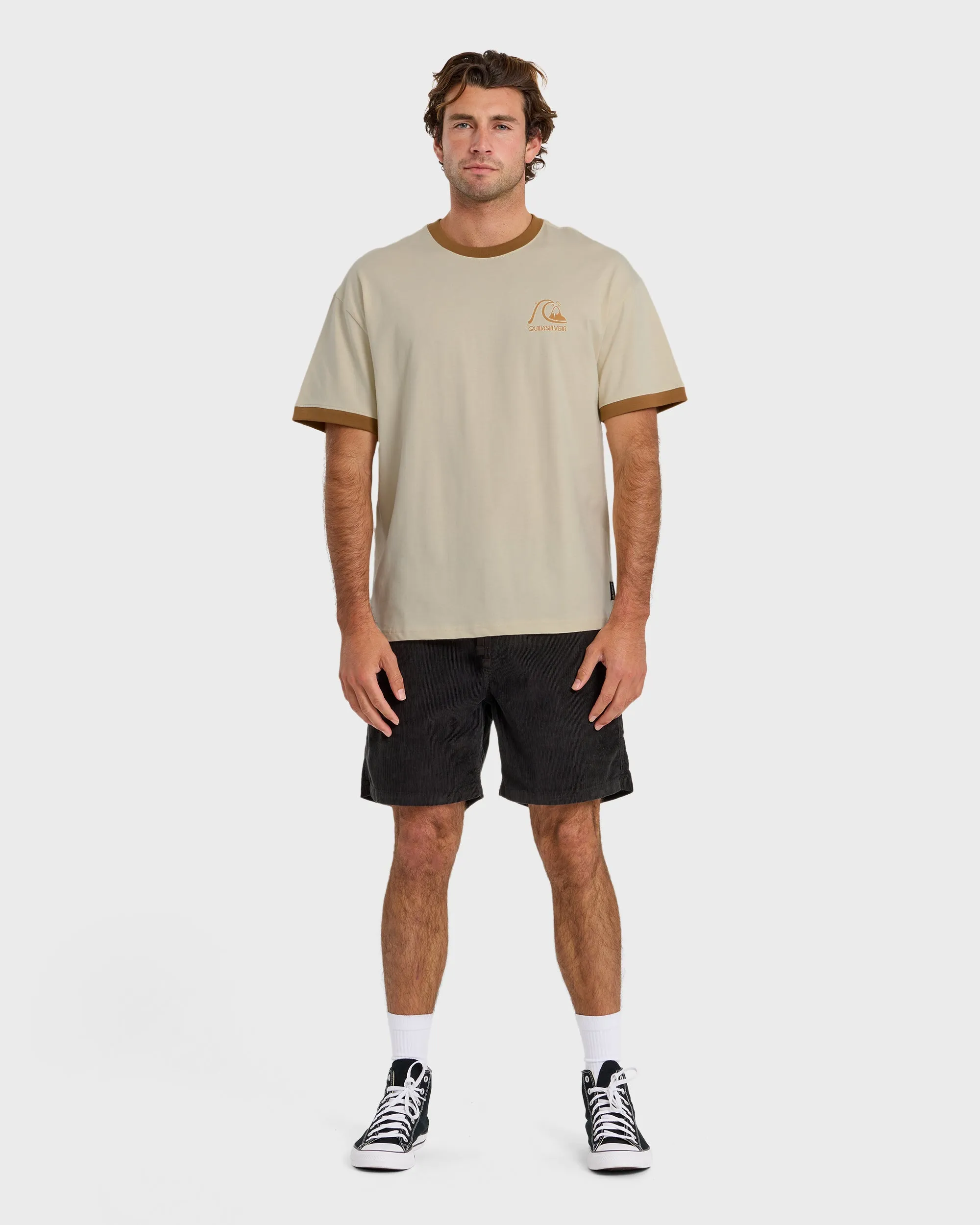 Originals Ringer Oversized Short Sleeve T-Shirt - Tobacco sold by Quiksilver product image thumbnail 3