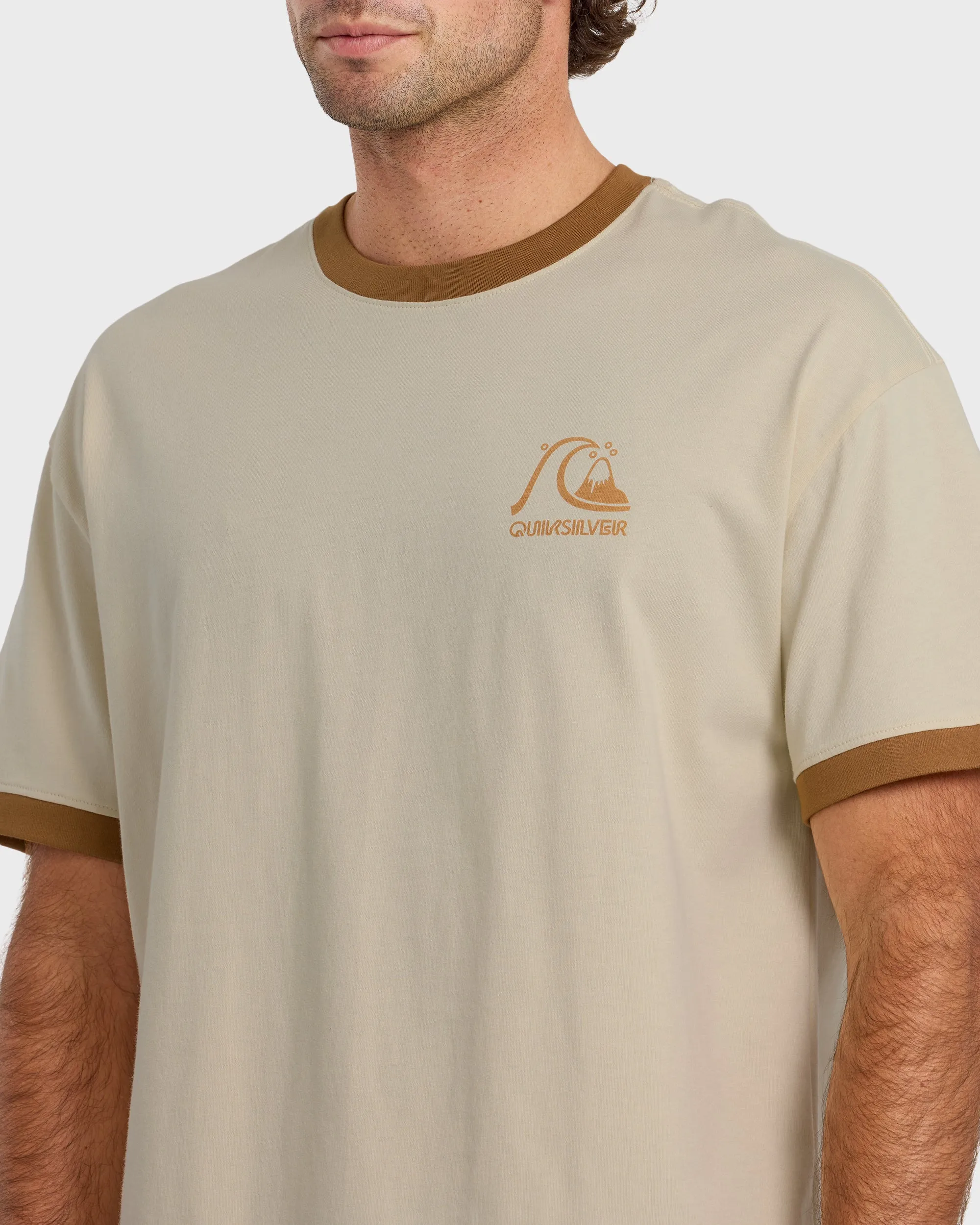 Originals Ringer Oversized Short Sleeve T-Shirt - Tobacco sold by Quiksilver product image thumbnail 5