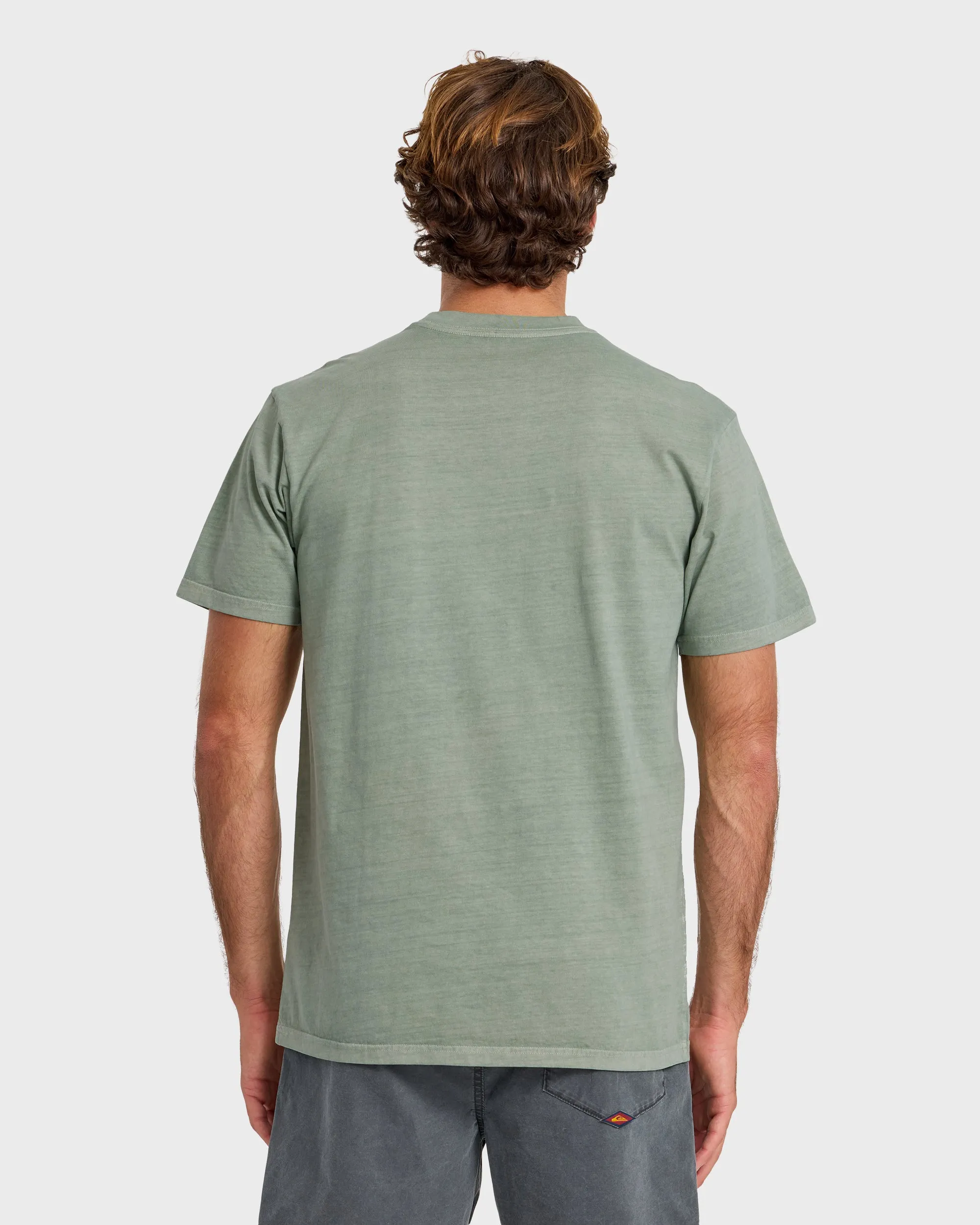 Saltwater Pigment-Dyed Short Sleeve Pocket Tee - Lily Pad sold by Quiksilver product image thumbnail 2