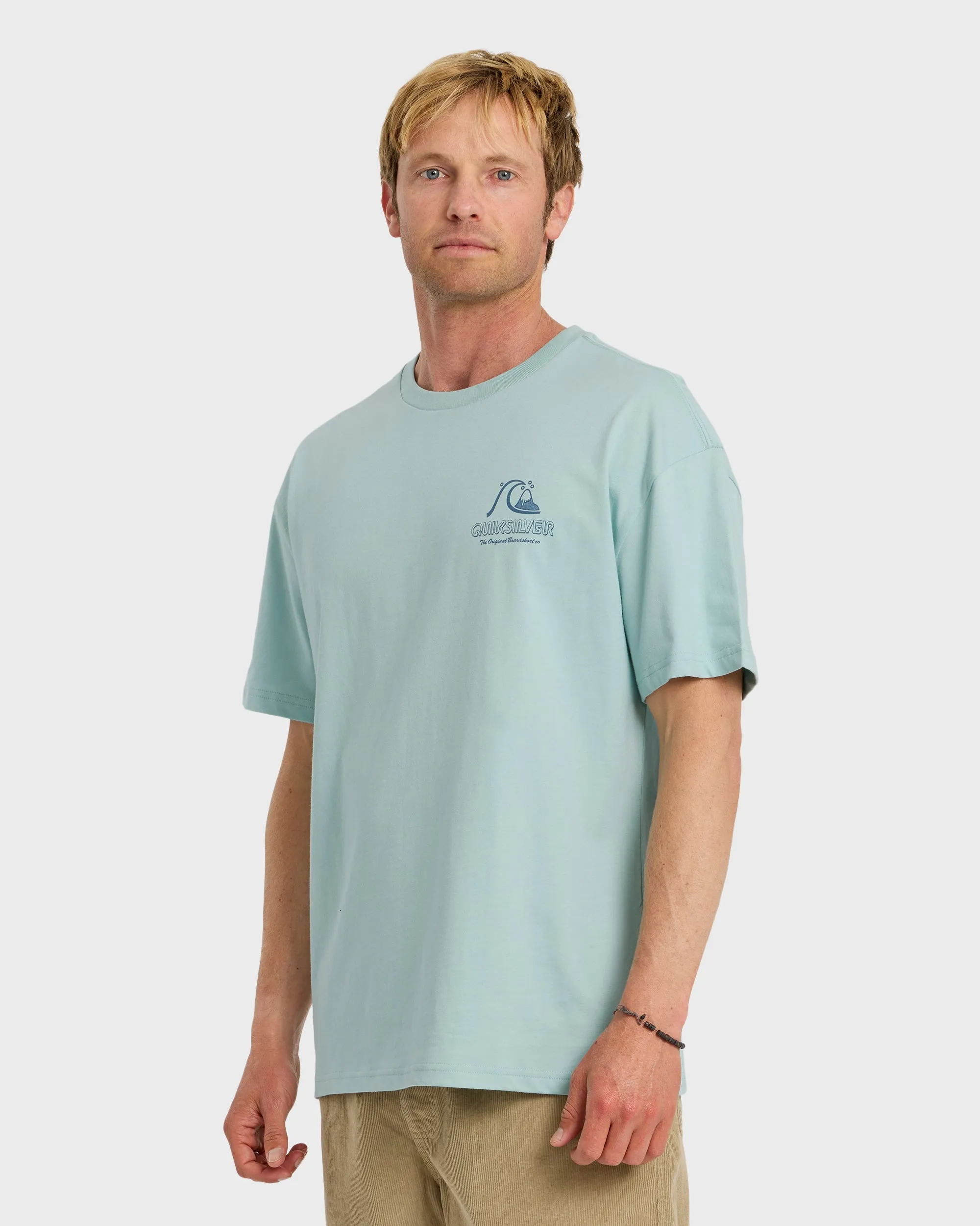 Vintage Bubble Originals Oversized Short Sleeve Graphic T-Shirt - Blue Haze sold by Quiksilver product image thumbnail 4