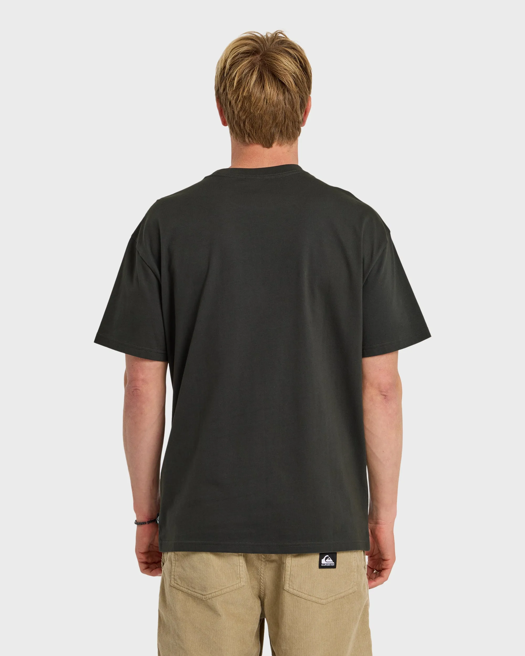 Vortex Mercury Oversized Heavyweight Short Sleeve T-Shirt - Phantom sold by Quiksilver product image thumbnail 3