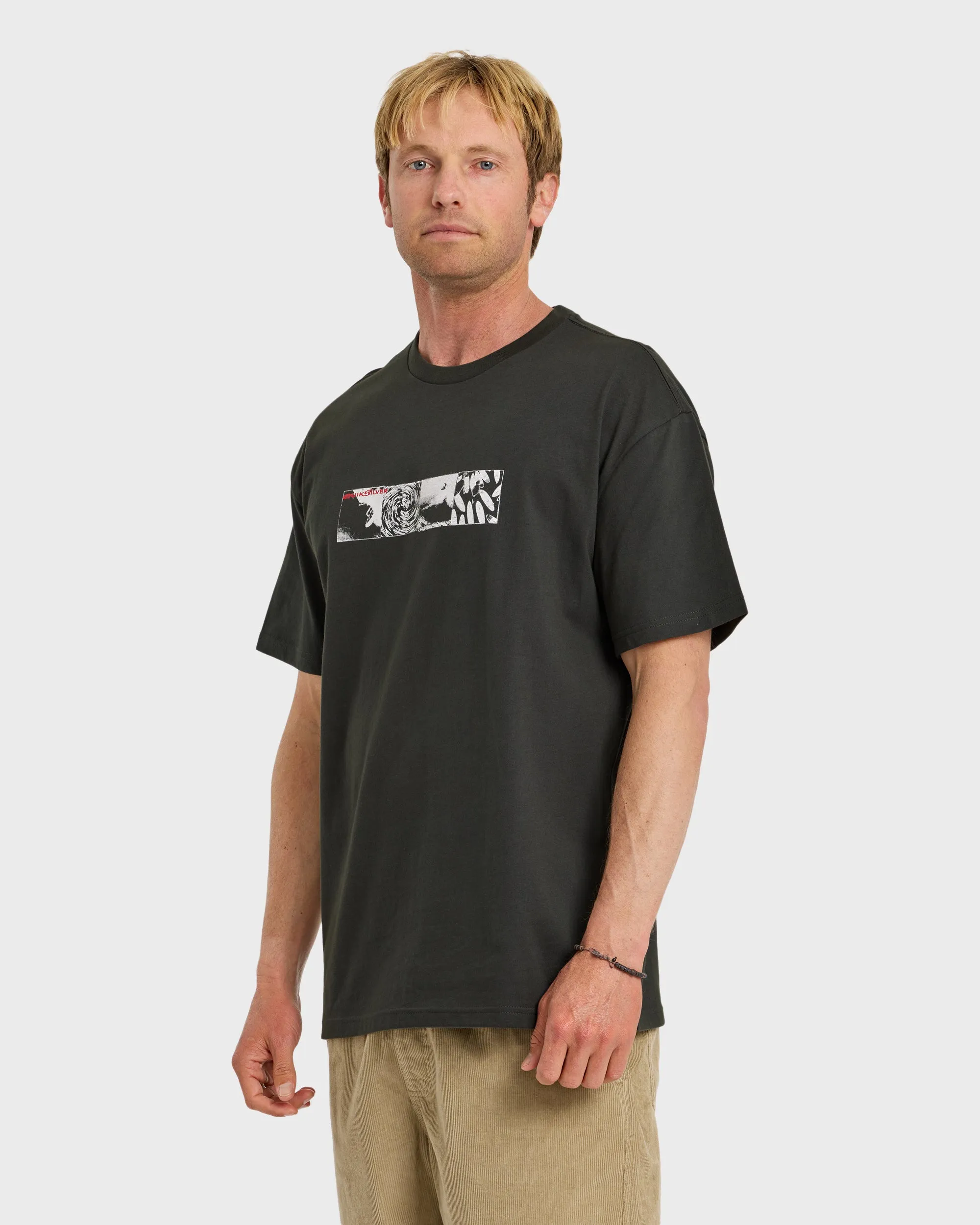 Vortex Mercury Oversized Heavyweight Short Sleeve T-Shirt - Phantom sold by Quiksilver product image thumbnail 5