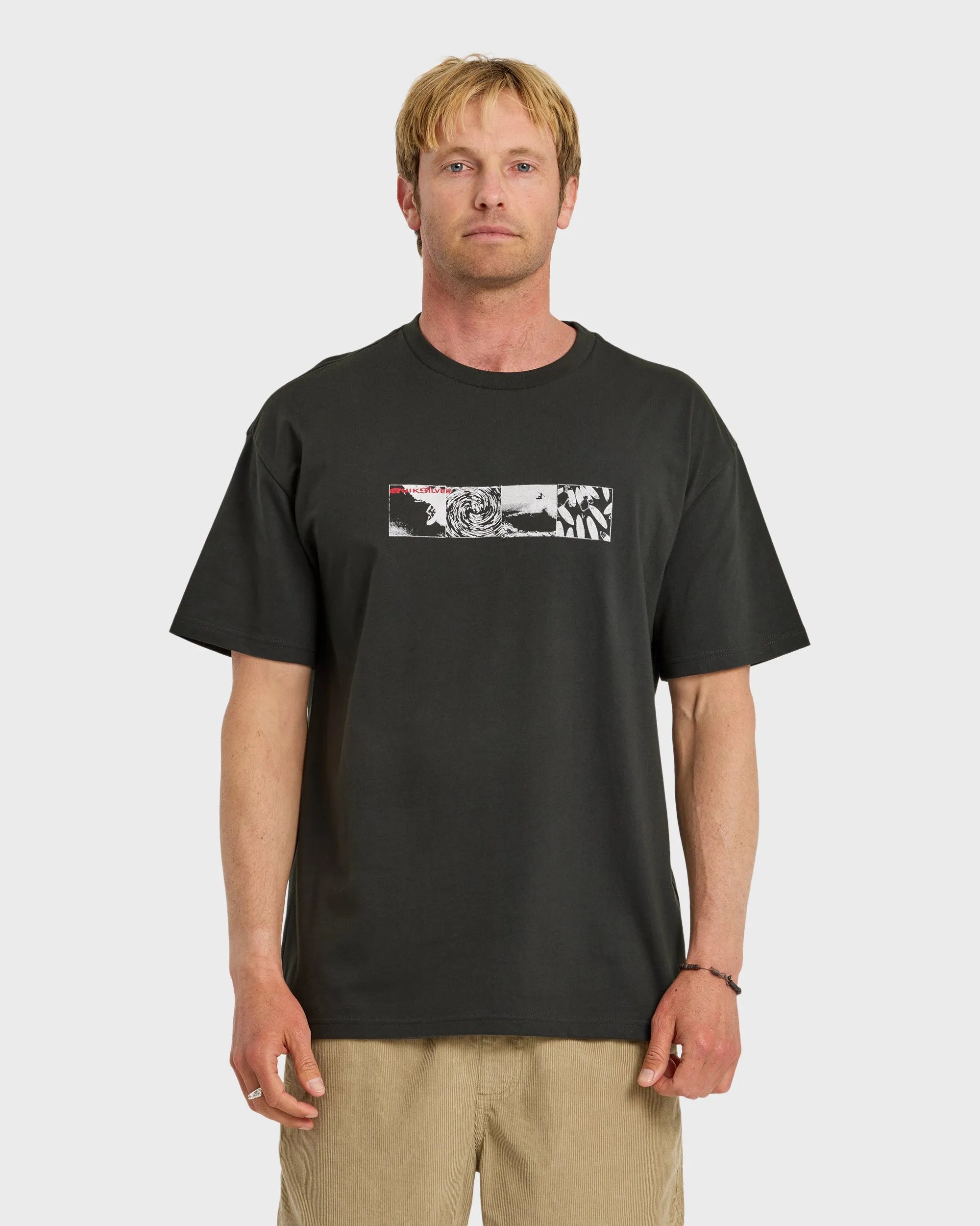 Vortex Mercury Oversized Heavyweight Short Sleeve T-Shirt - Phantom sold by Quiksilver product image thumbnail 2