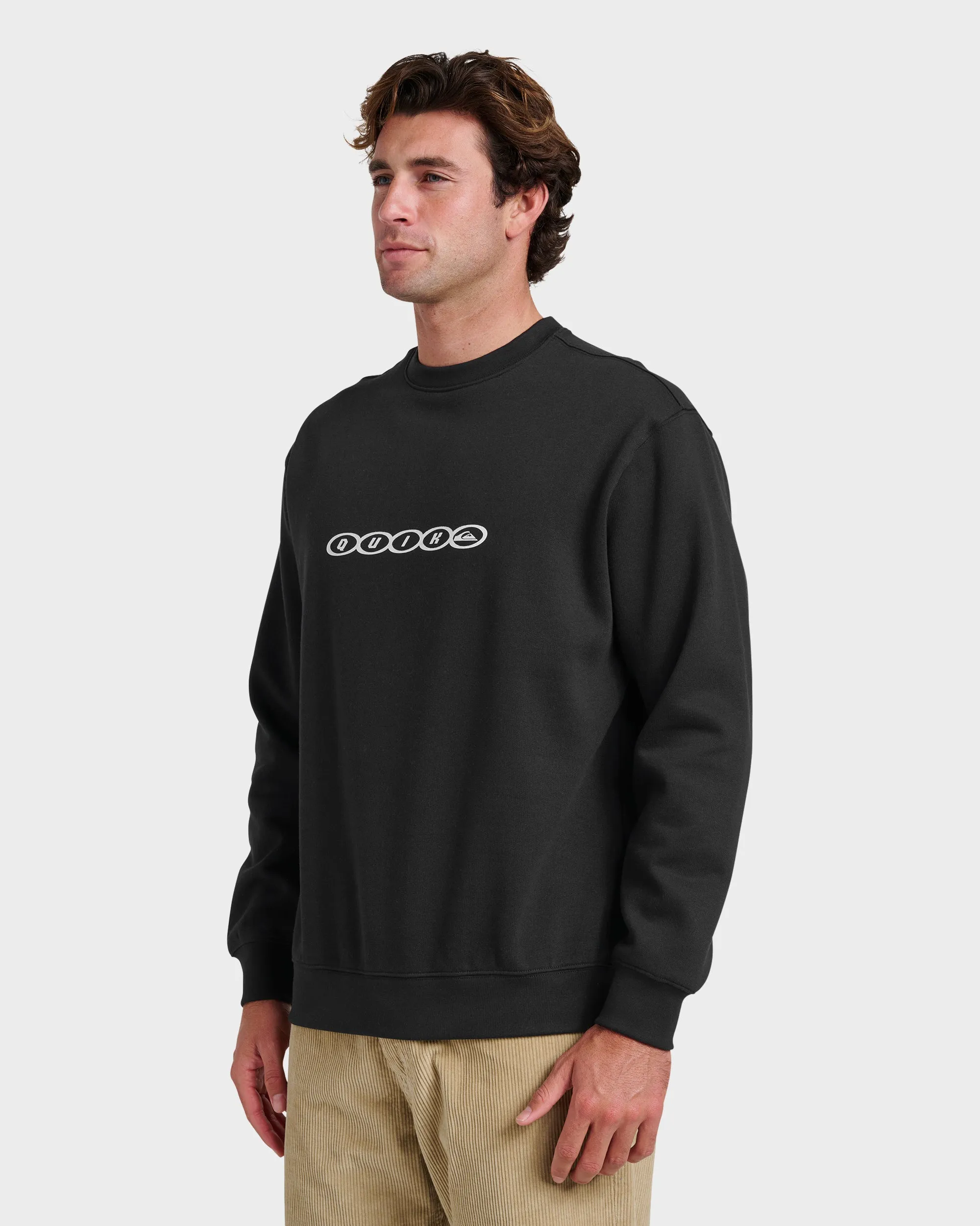 Graphic Crewneck Sweatshirt - Black sold by Quiksilver product image thumbnail 3