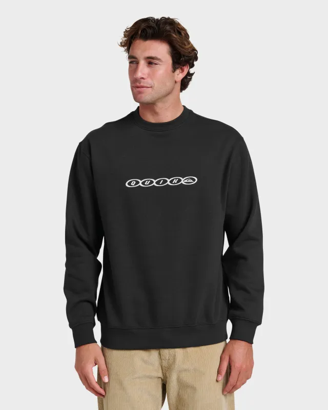 Graphic Crewneck Sweatshirt - Black sold by Quiksilver